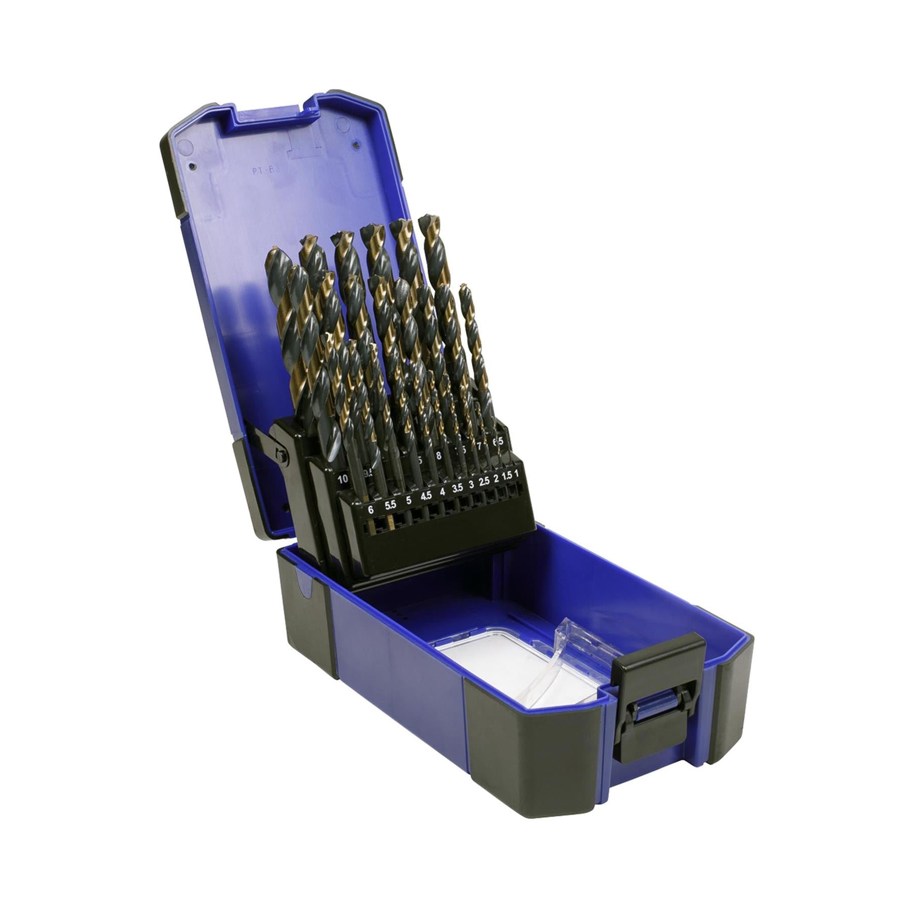 Sealey 25pc Drill Bit Set HSS Tri Point Ø1-13mm Steel Wood Plastic AK4706