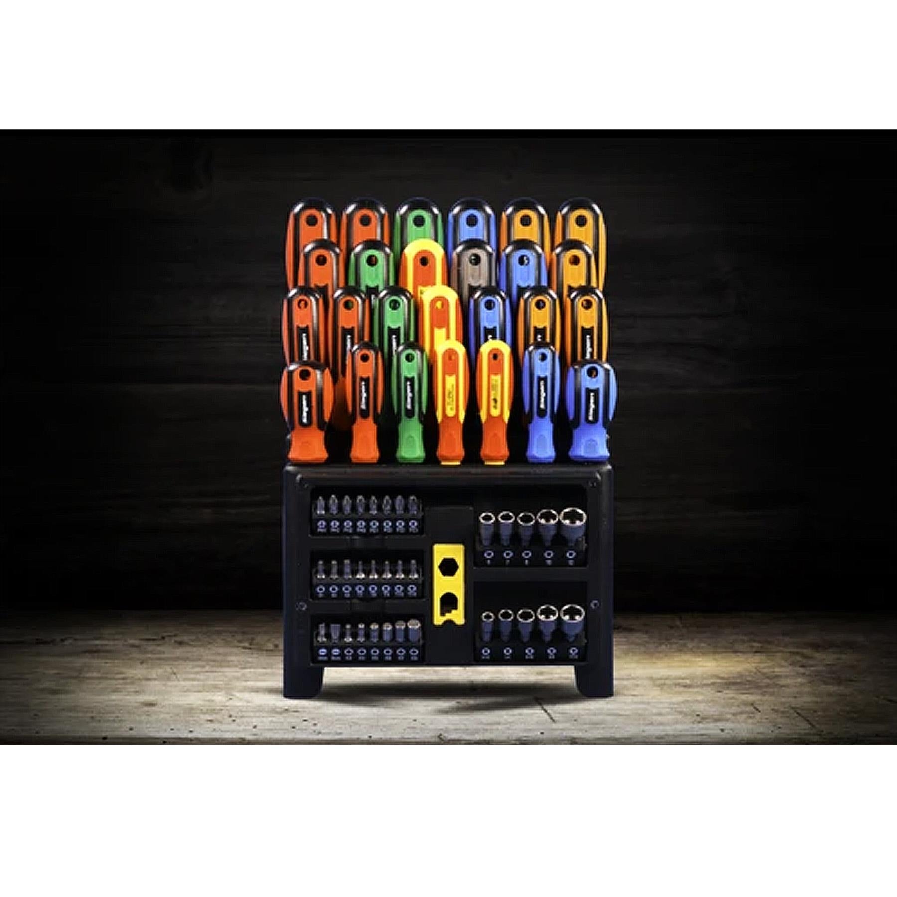 Sealey Screwdriver, Bit & Nut Driver Set 61pc