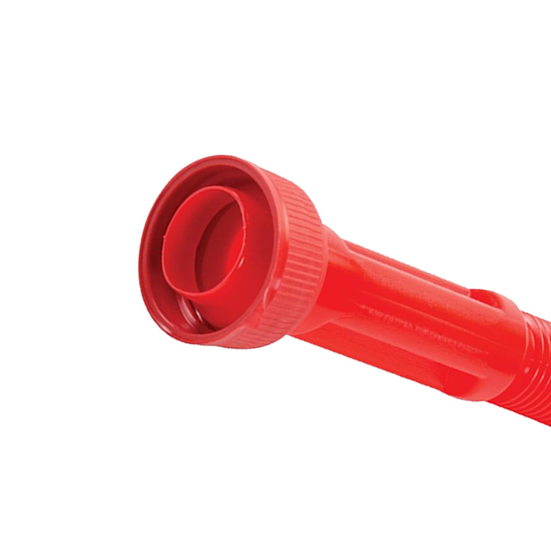 Plastic Fuel Can 5Ltr - Black - Flexible Pouring Spout For Controlled Flow