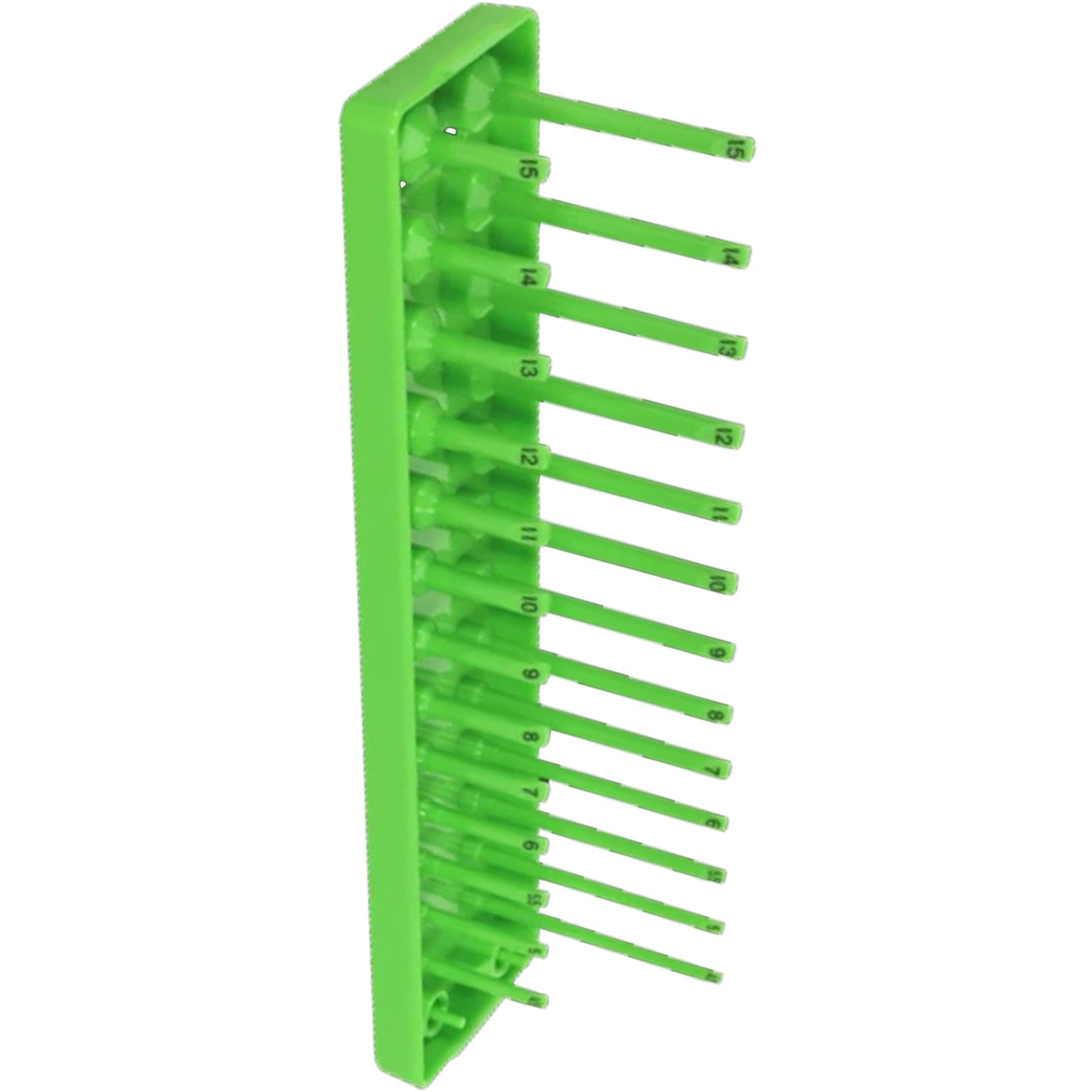 Sealey Socket Holder 1/4"Sq Drive 4-15mm Hi-Vis Green