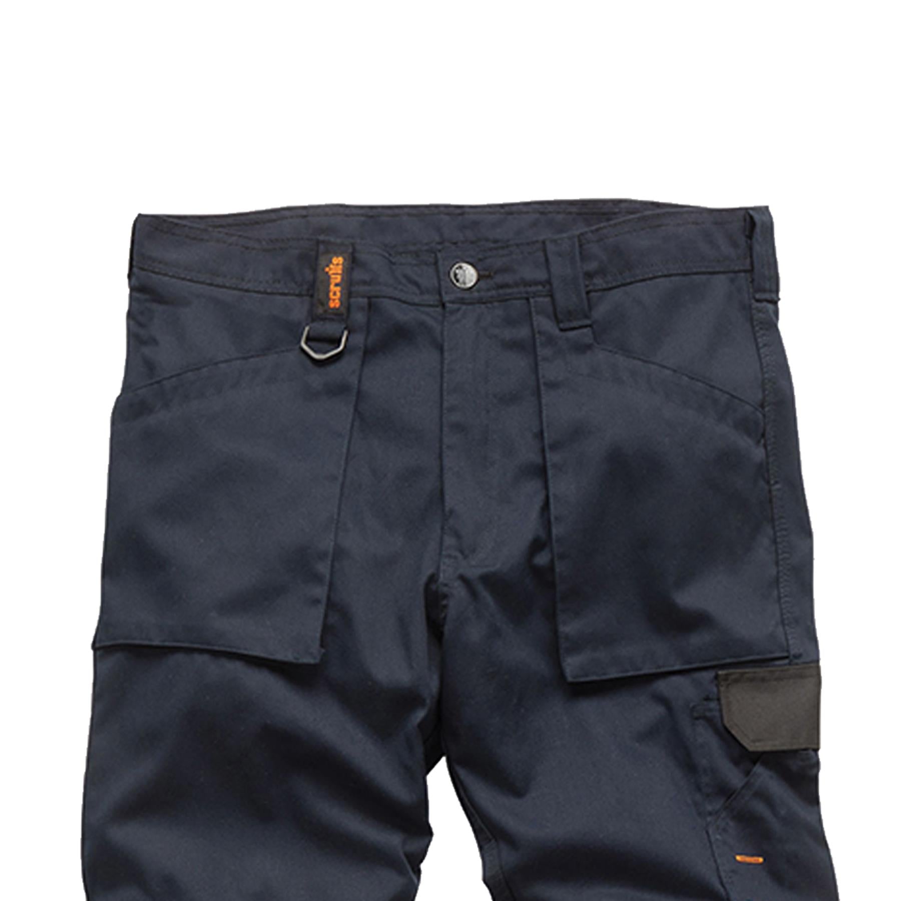 Scruffs Worker Trousers | Trade Hard Wearing Work Trousers NAVY (30S)