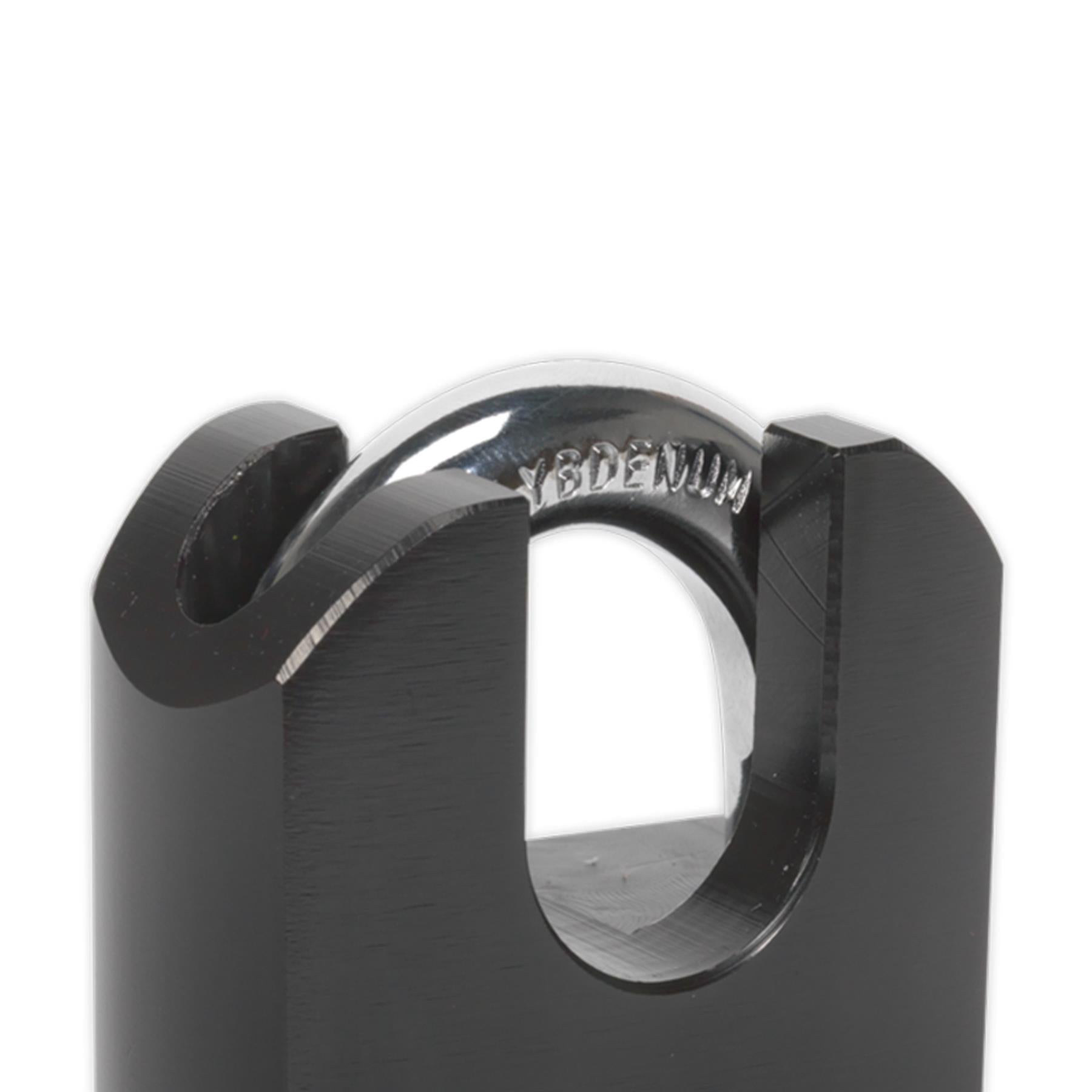 Sealey Steel Body Padlock Shrouded Shackle 61mm
