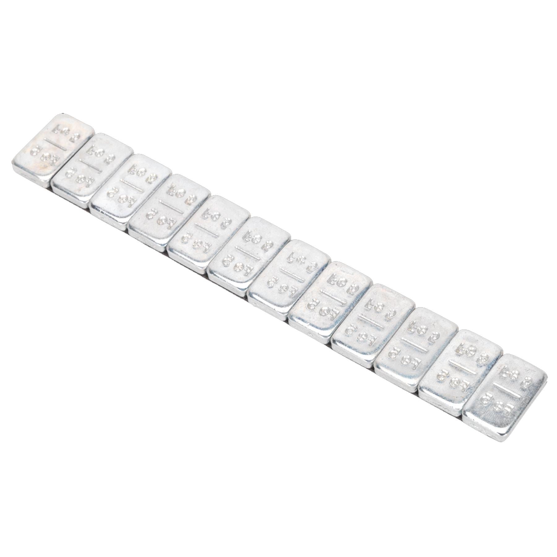 Wheel Weight 5g Adhesive Zinc Plated Steel Pack of 100x12 Sealey