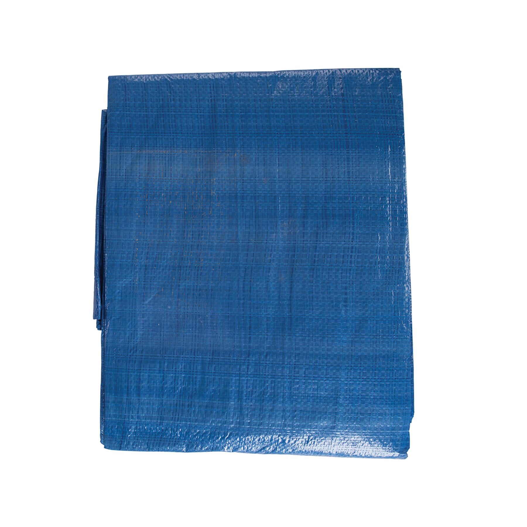 Waterproof Tarpaulin Sheet 2.4Mx3M Heavy Duty Cover Tarp Pvc Tear Proof