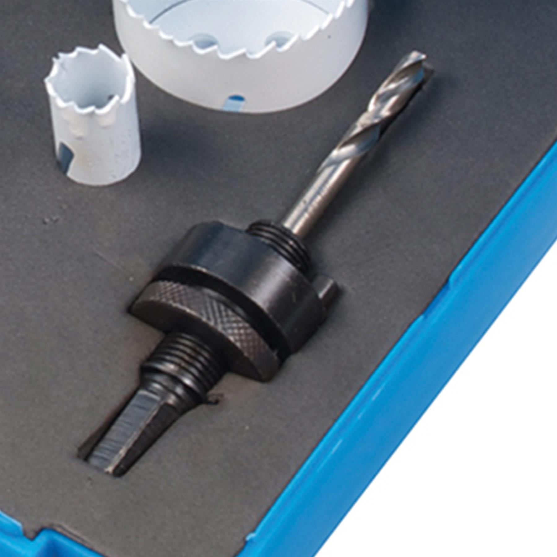 Bi-Metal Holesaw Set 19mm 22mm 29mm 38mm 44mm 57mm Plumbers Hole Cutter Saw Tool