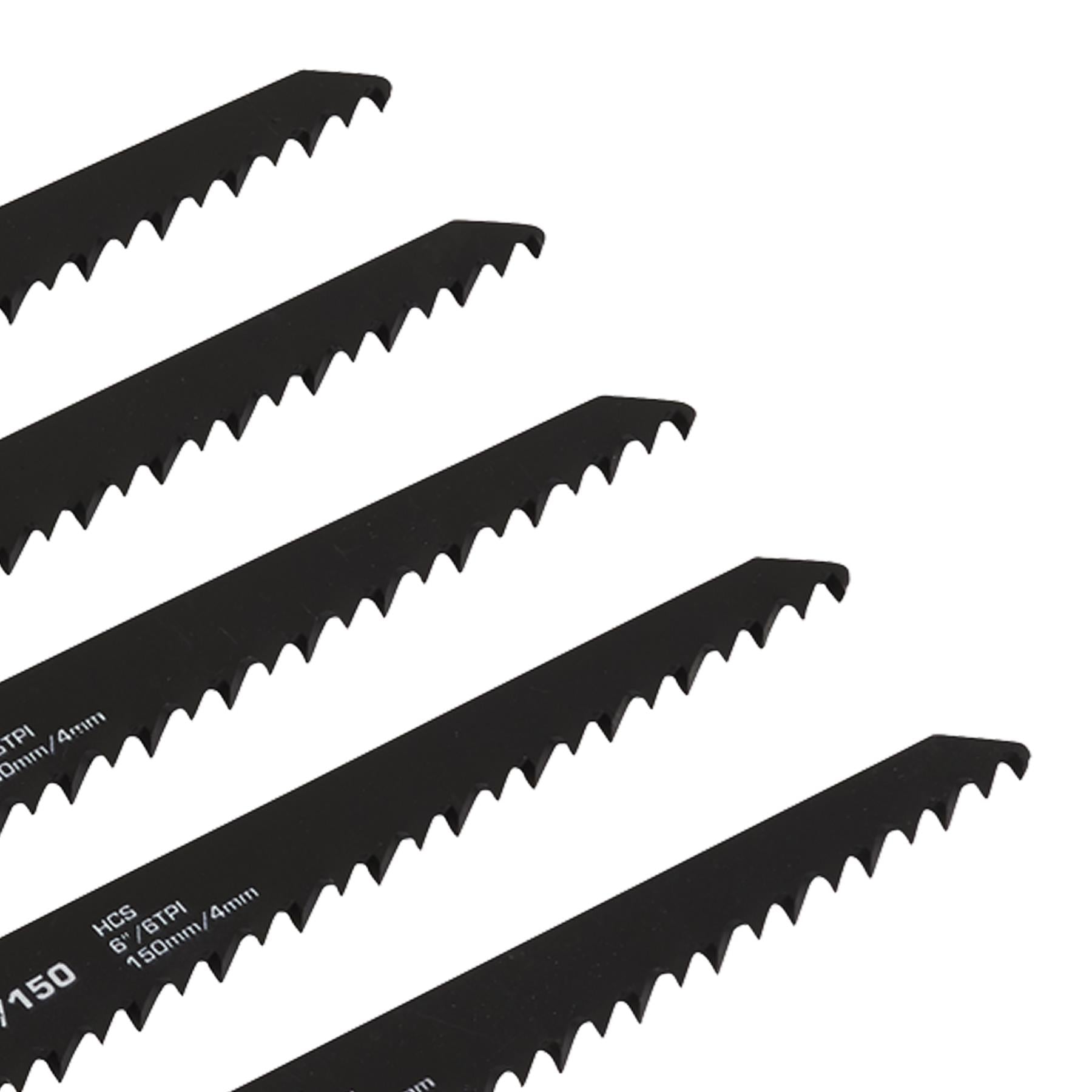 Sealey Reciprocating Saw Blade 150mm 6tpi - Pack of 5
