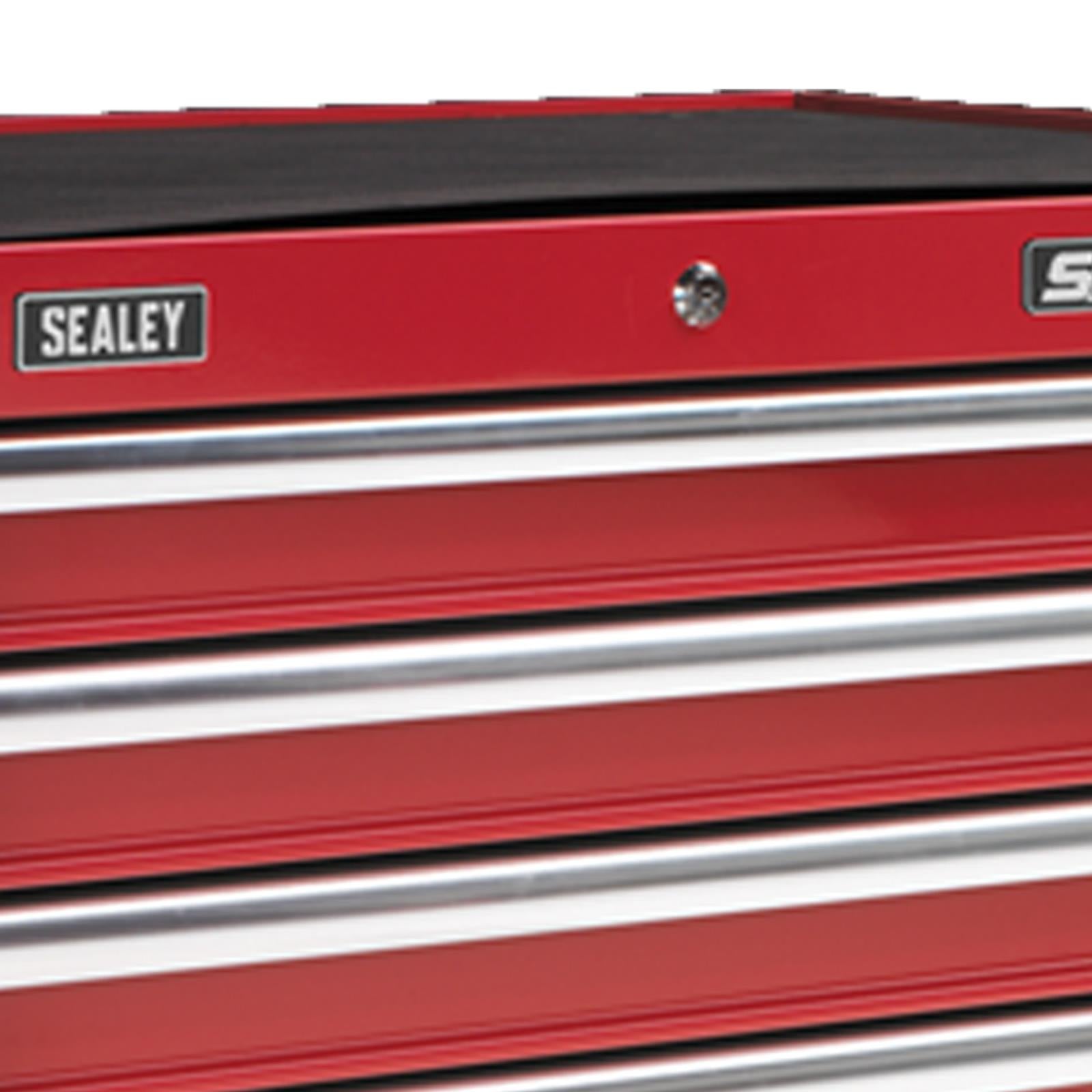 Rollcab 5 Drawer With Ball Bearing Slides - Red From Sealey AP33459 Syd