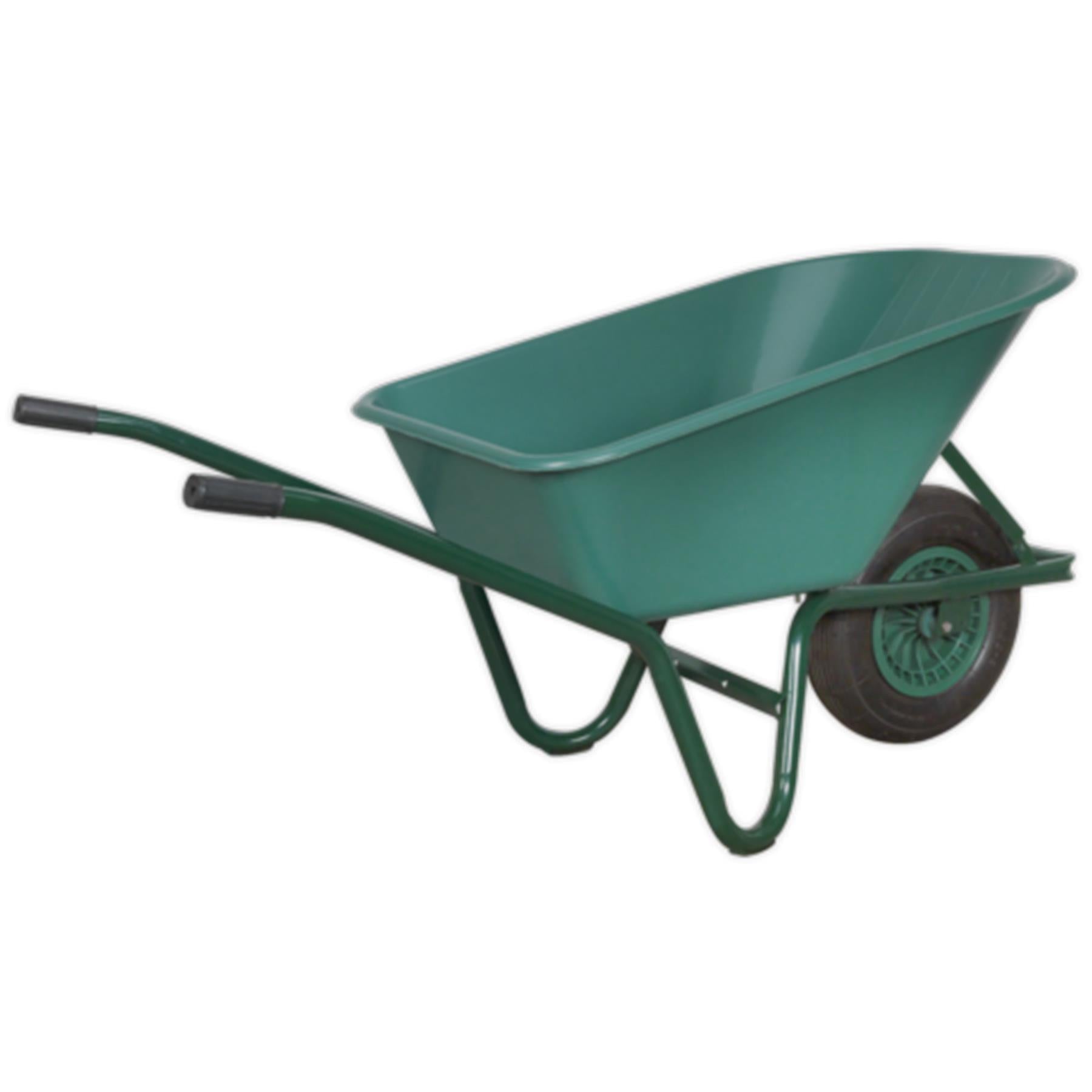 Wheelbarrow 85L.Our wheelbarrows use air filled pneumatic tyres, Sealey