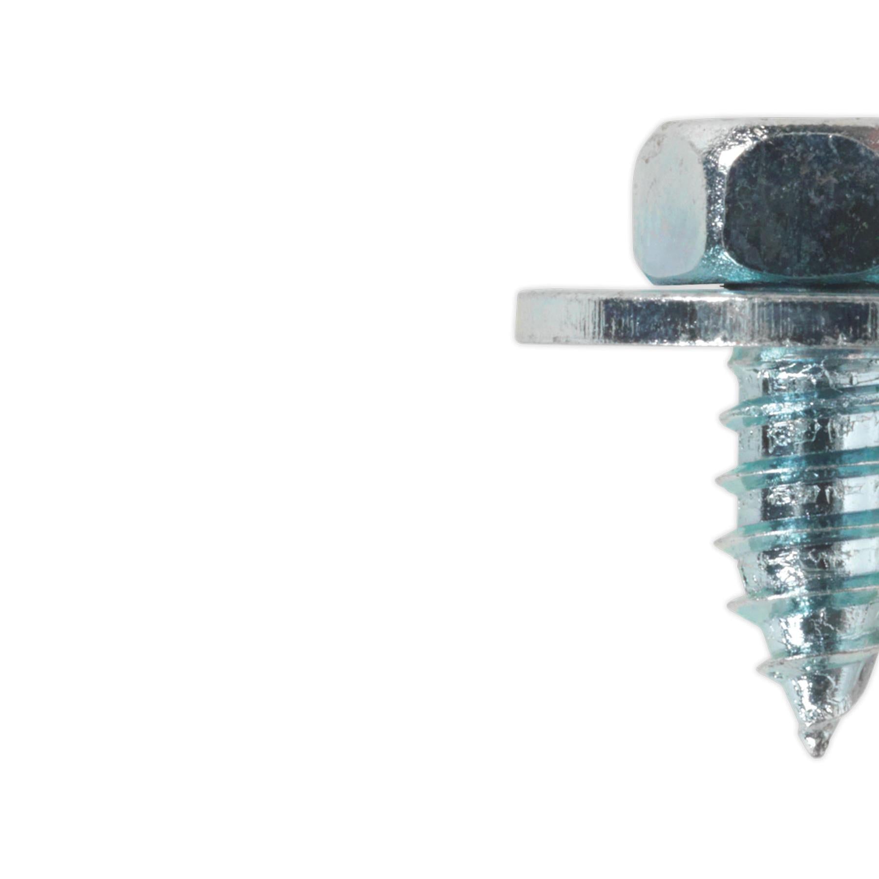 Sealey Acme Screw with Captive Washer M14 x 1/2" Zinc Pack of 100