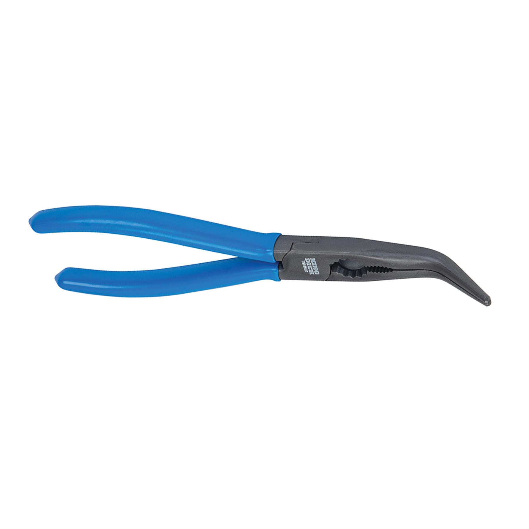 King Dick Long Nosed Pliers Bent 205mm High Grade Steel