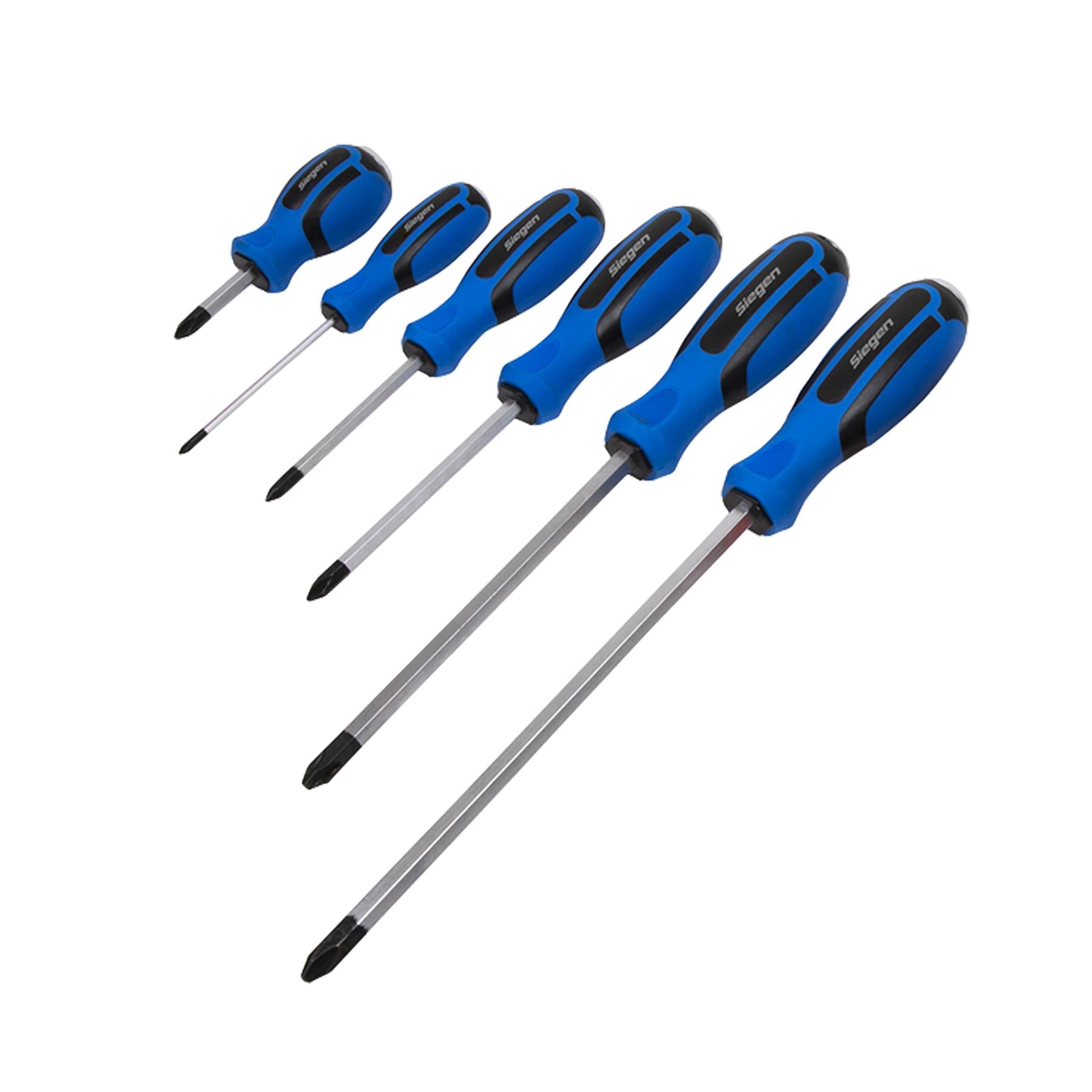 Sealey Screwdriver Set 13pc Hammer-Thru
