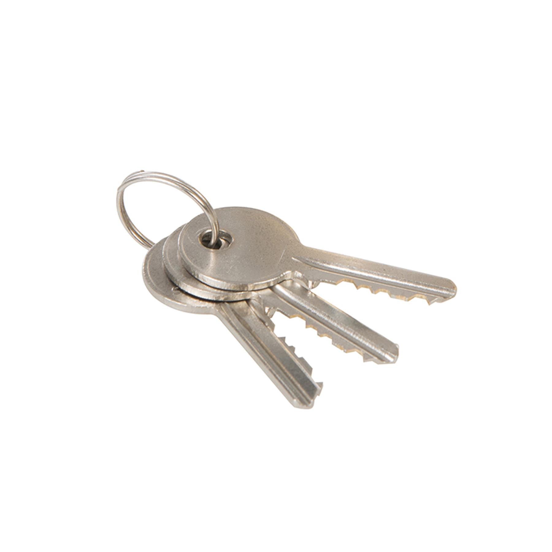 Keyed Alike Padlocks With Set Of 3 Brass Keys 40 x 32 x 12mm 2Pk