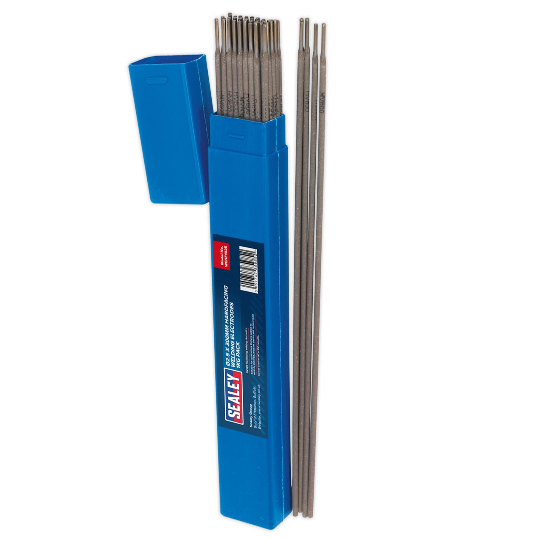 Welding Electrodes Hardfacing Ø2.5 x 300mm 1kg Pack WEHF1025 Sealey