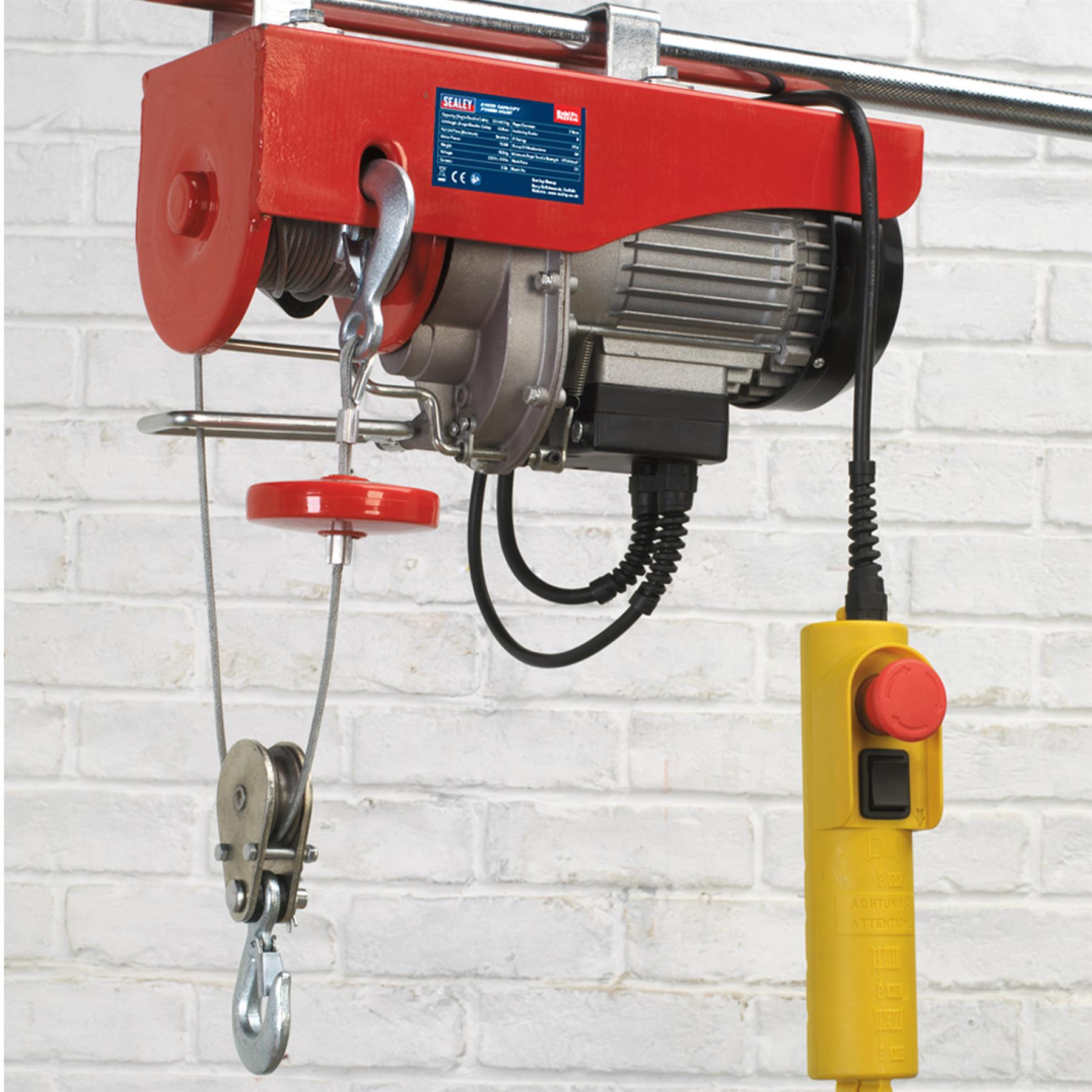Sealey Power Hoist 230V/1ph 400kg Capacity