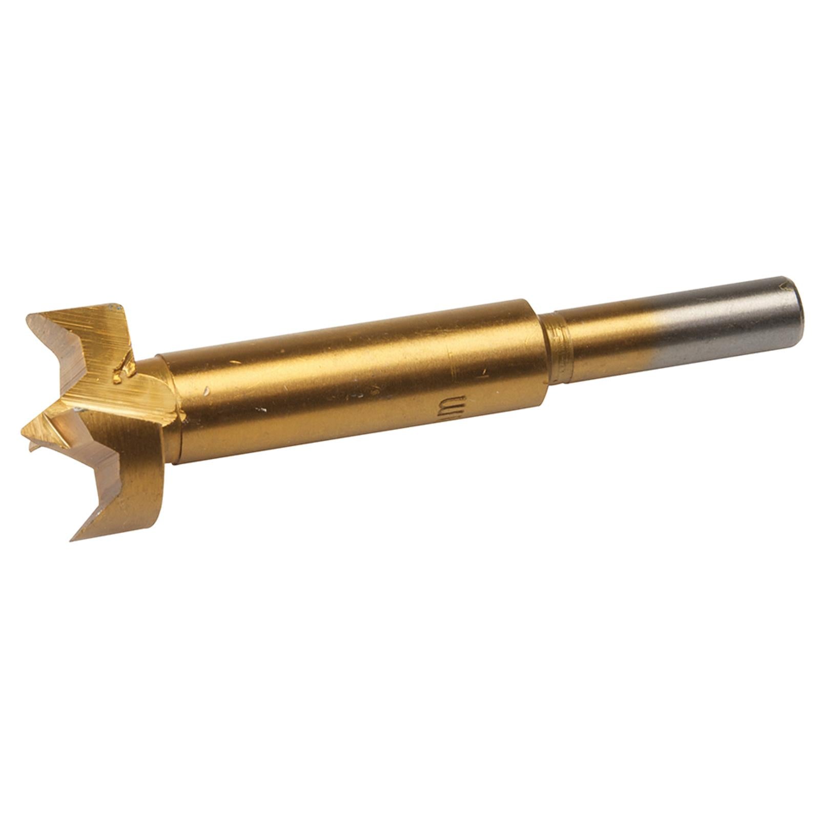 Forstner Drill Bits Hinge Cutter Borning Hole Titanium Coated Drillng Wood 25mm