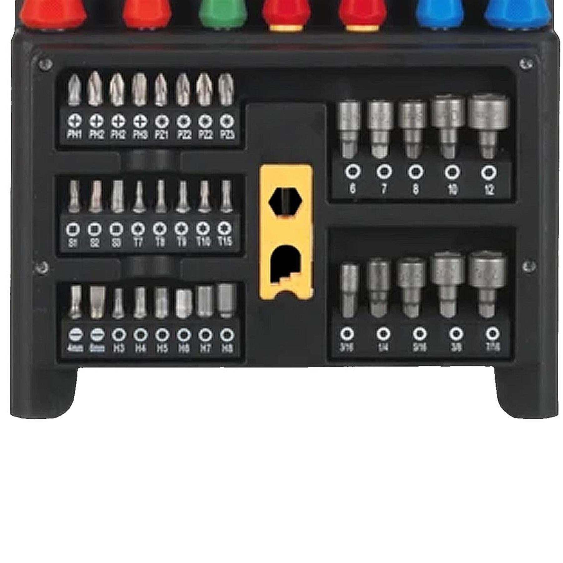 Sealey Screwdriver, Bit & Nut Driver Set 61pc