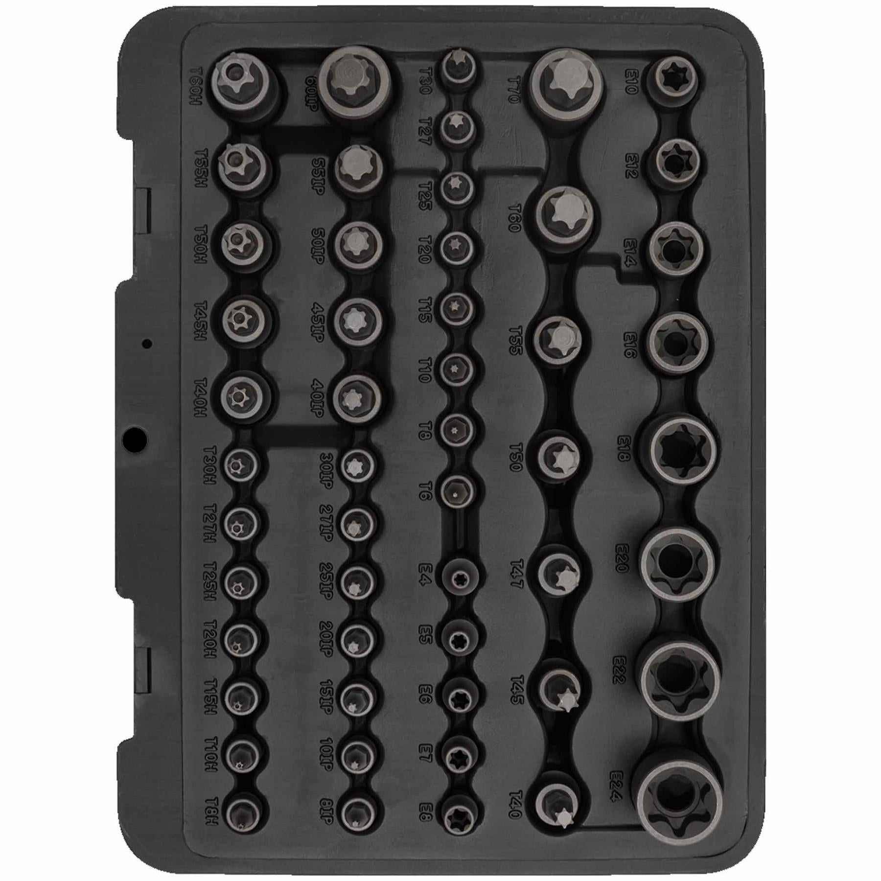 TRX-Star* Master Socket Set 52pc 1/4", 3/8" & 1/2"Sq Drive. Sealey