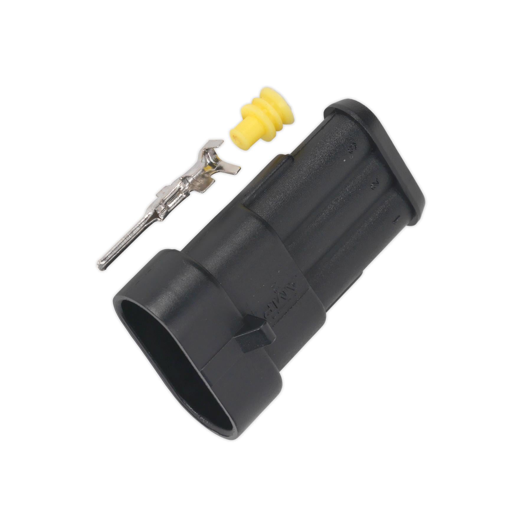 Sealey Superseal Male Connector 3-Way Pack of 5