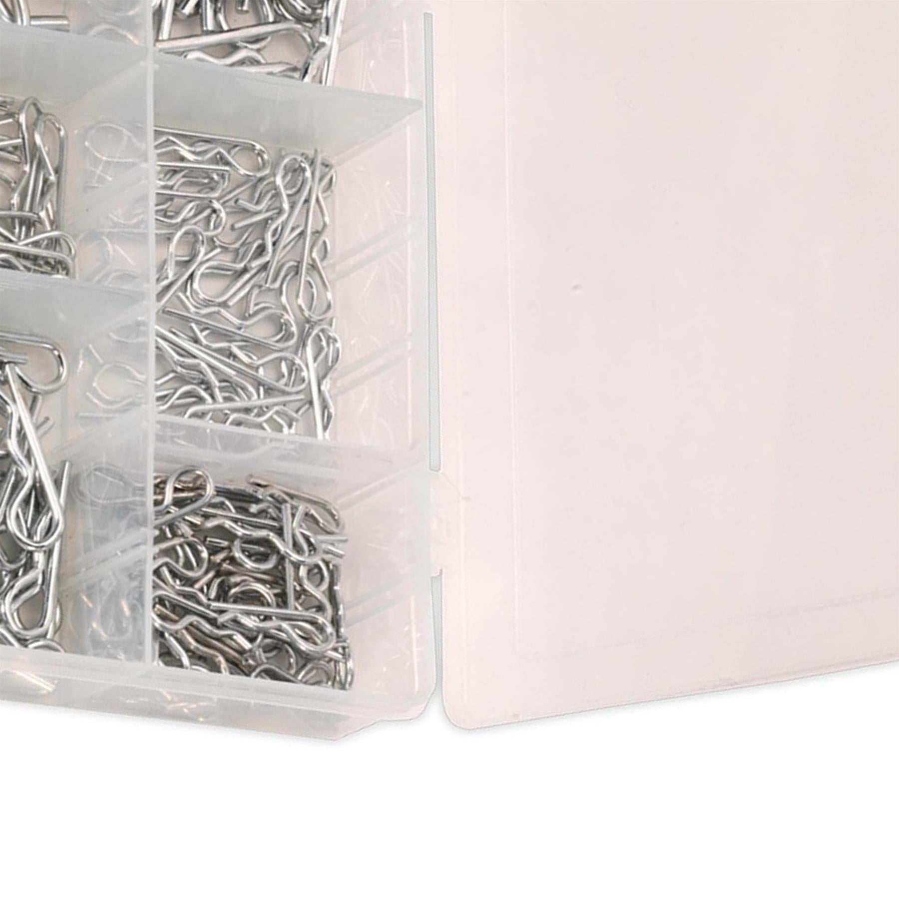 Sealey 150 Piece Cotter Pins Assorted Hair Pin Set R Clip Retaining Hitch Lynch