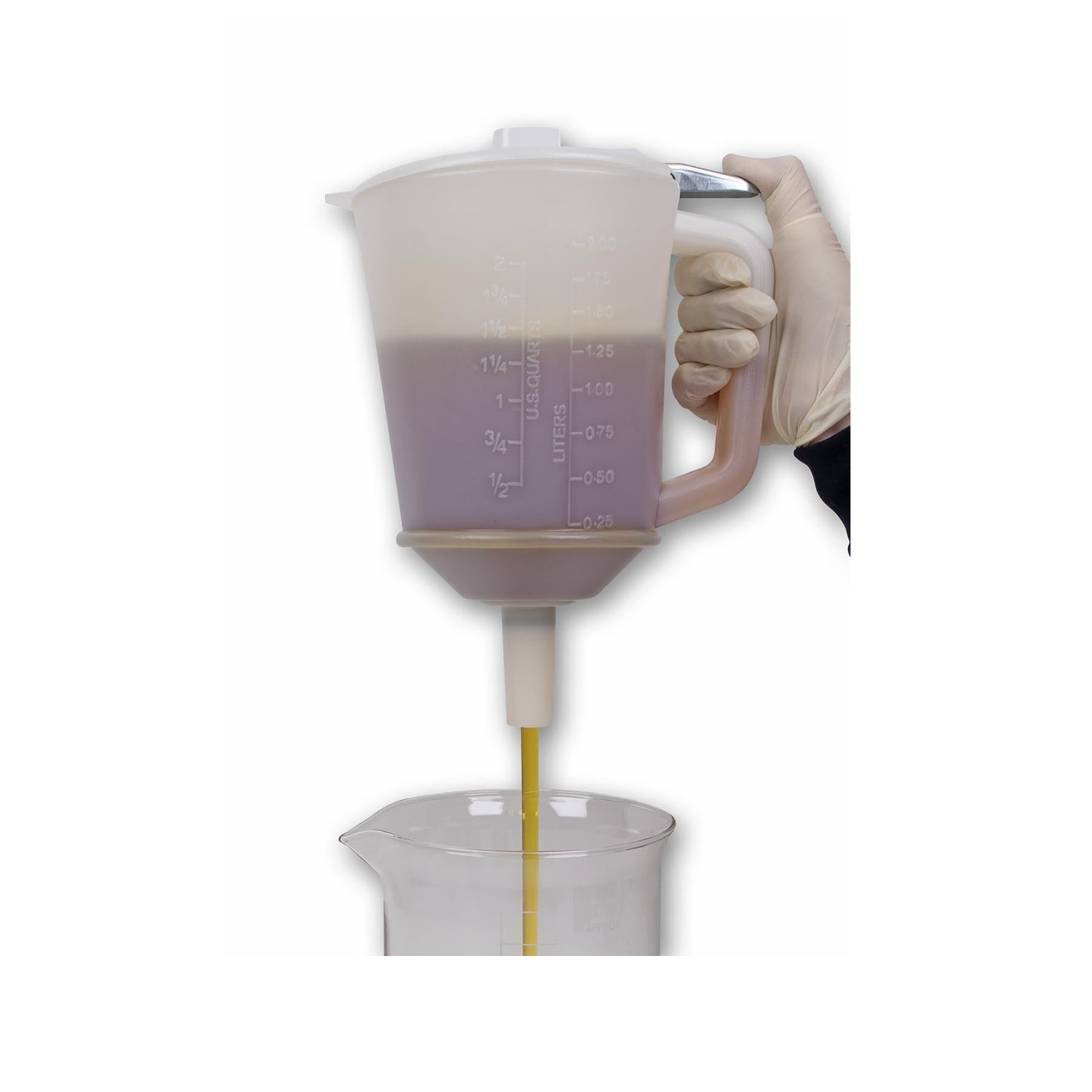 Sealey Measuring Funnel with Lid and Base 2L