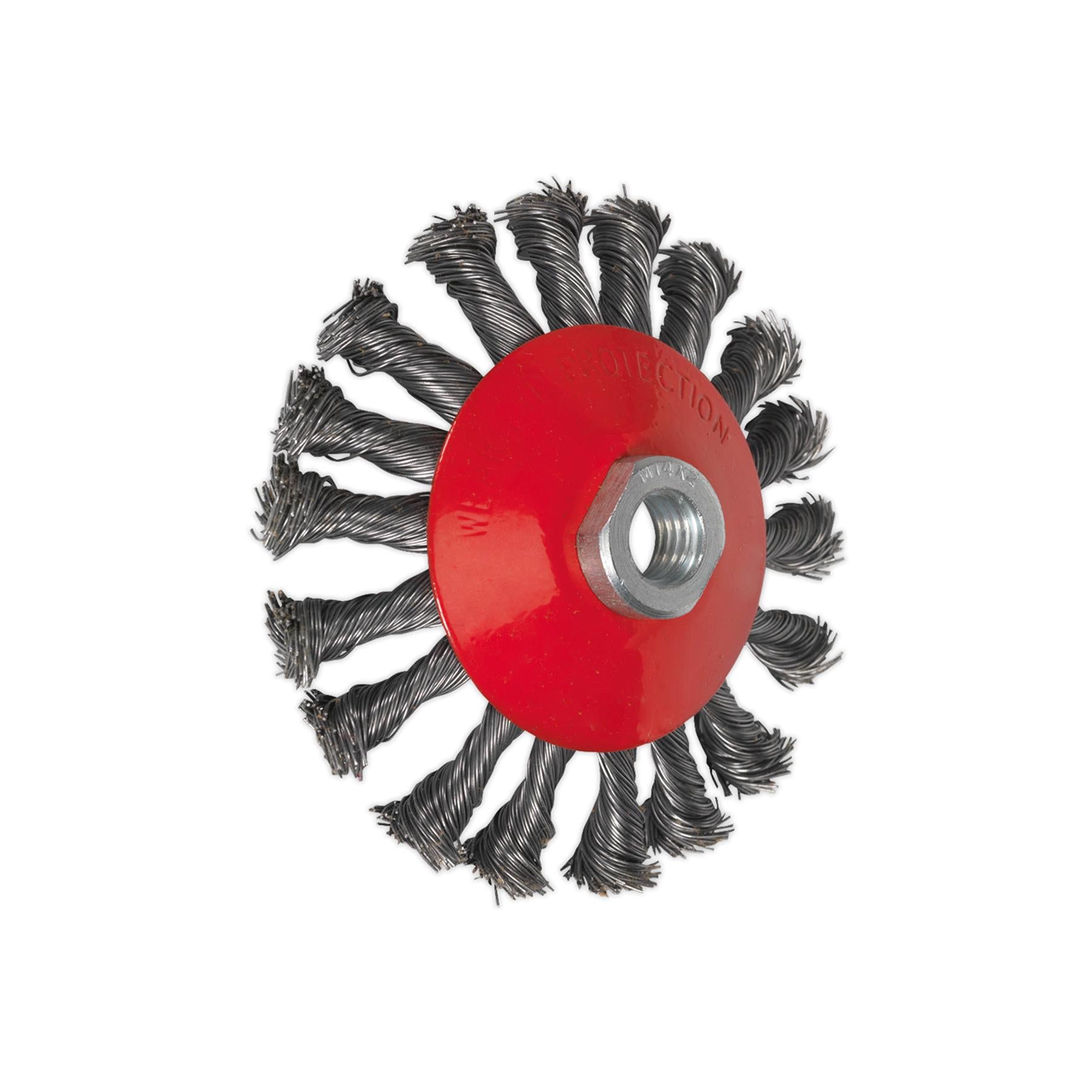 Sealey Conical Wire Brush 115mm M14 x 2mm