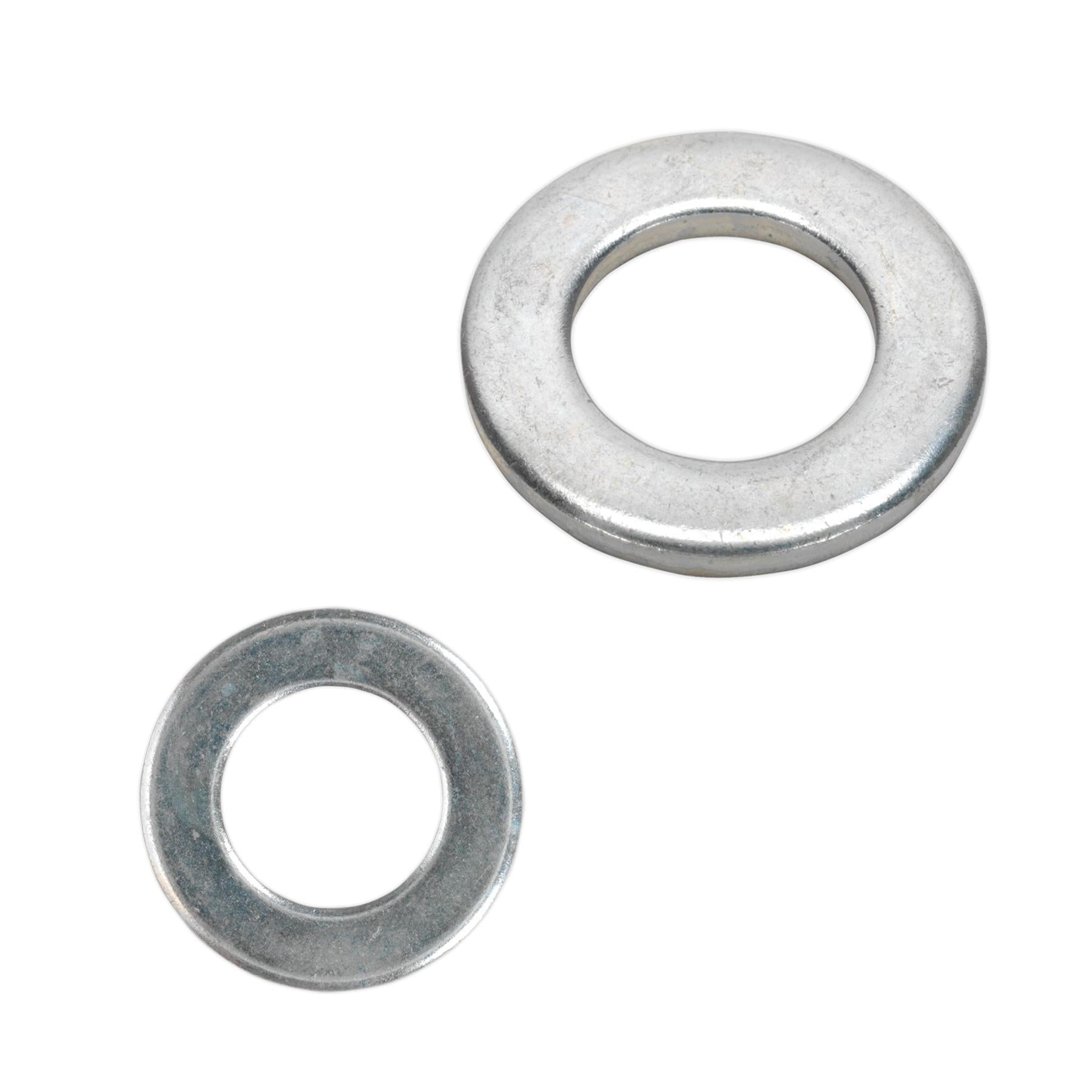 Sealey Flat Washer DIN 125 M16 x 30mm Form A Zinc Pack of 50
