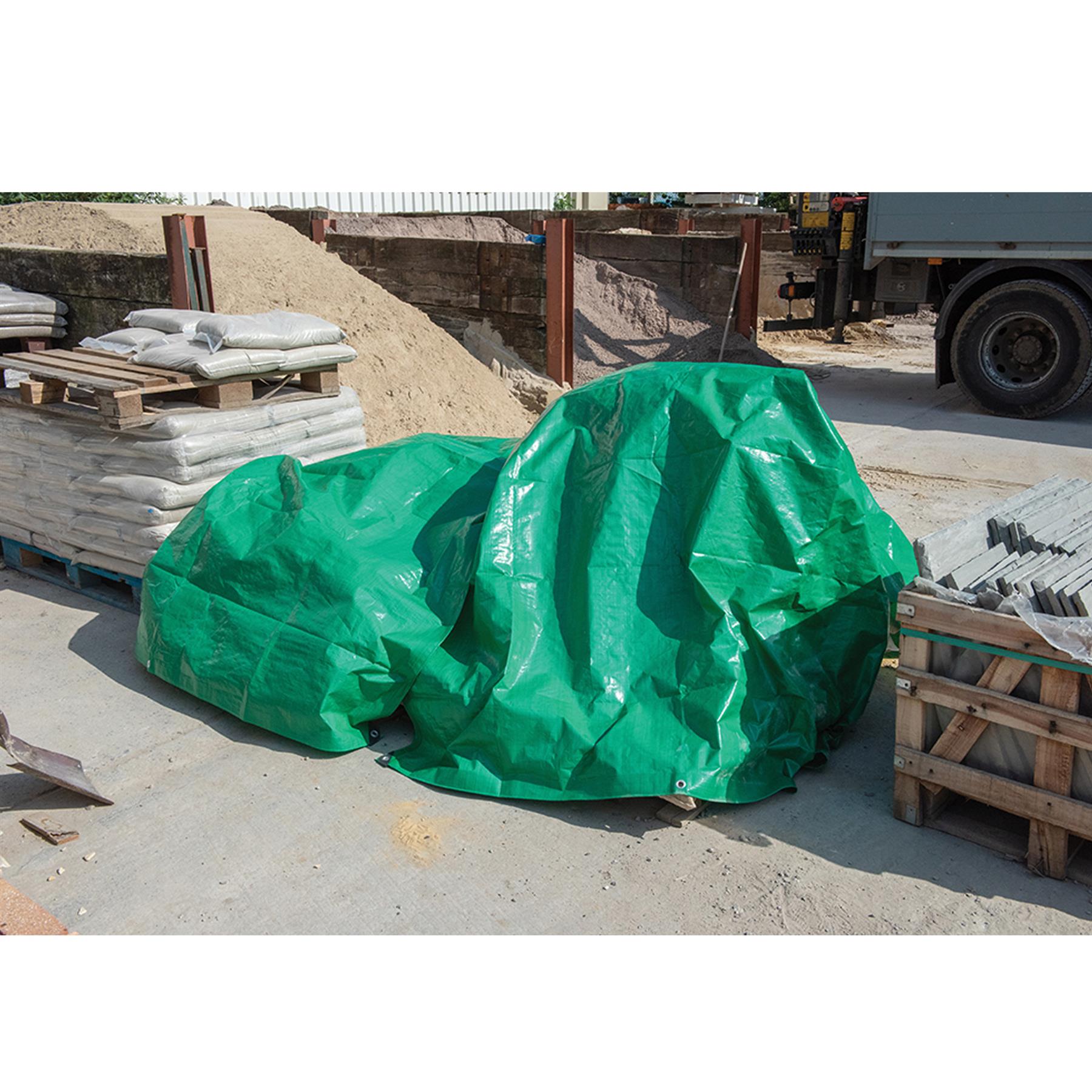 Heavy Duty Tarpaulin 2 X 3M Waterproof Sheet Tarp Cover Rust Resistant