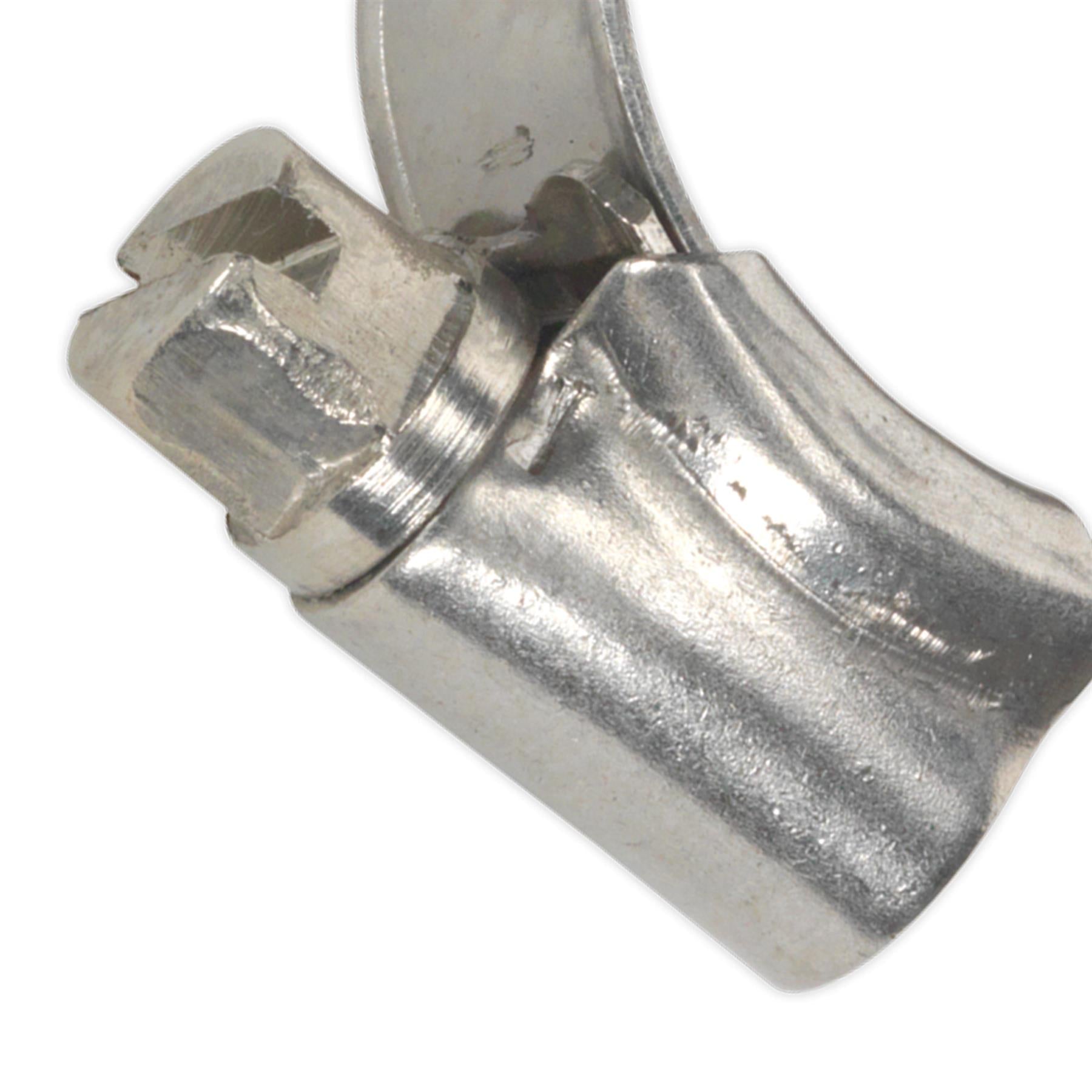 Sealey Hose Clip Stainless Steel 16-22mm Pack of 10