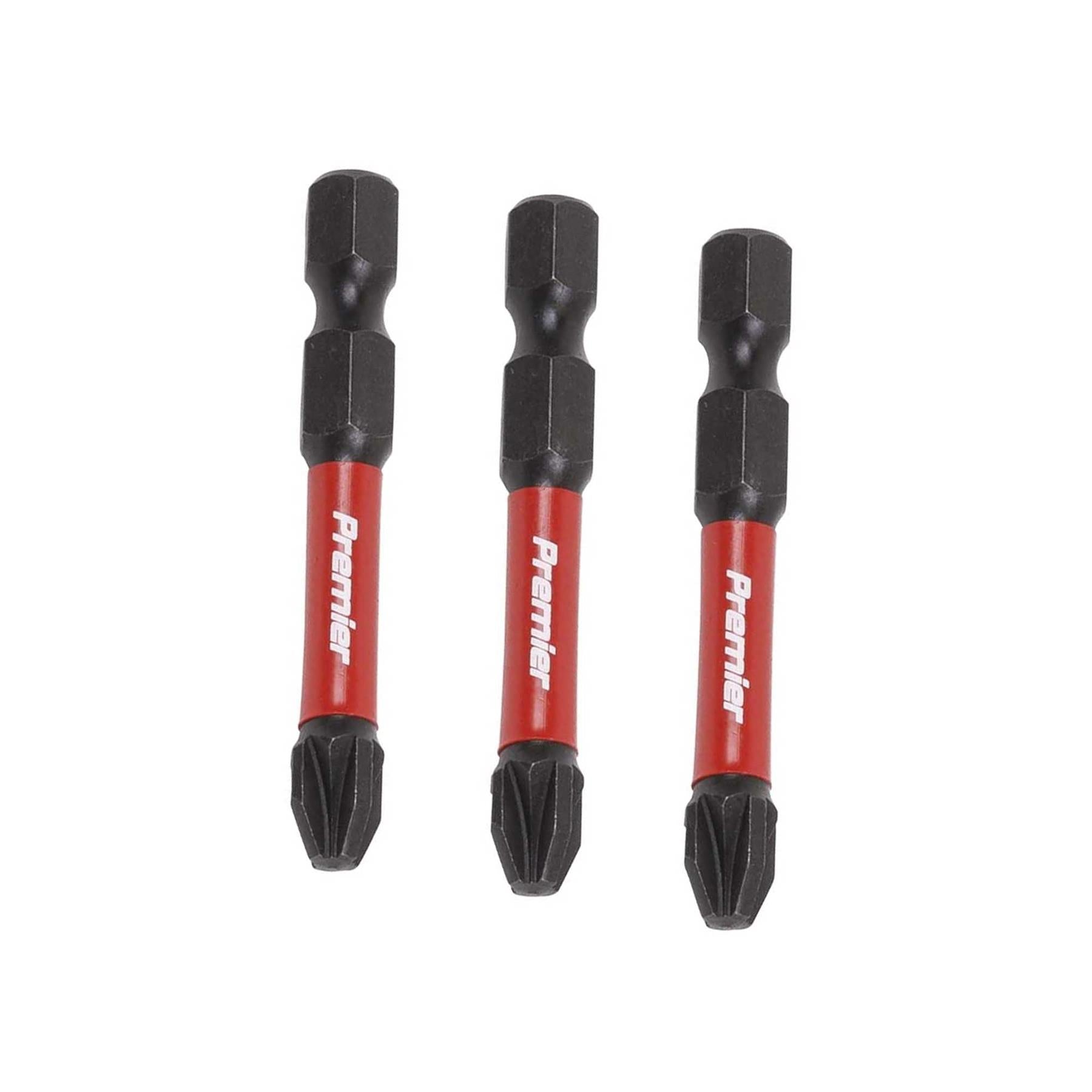 Pozi #3 Impact Power Tool Bits 50mm - 3pc