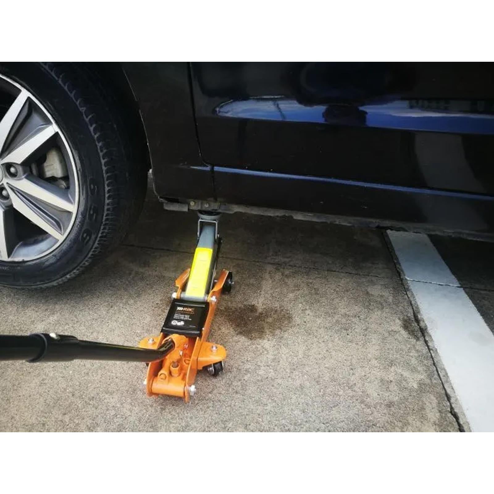 2 Tonne Ton Light Floor Jack In An Easy Carry Case , Boot Home Car