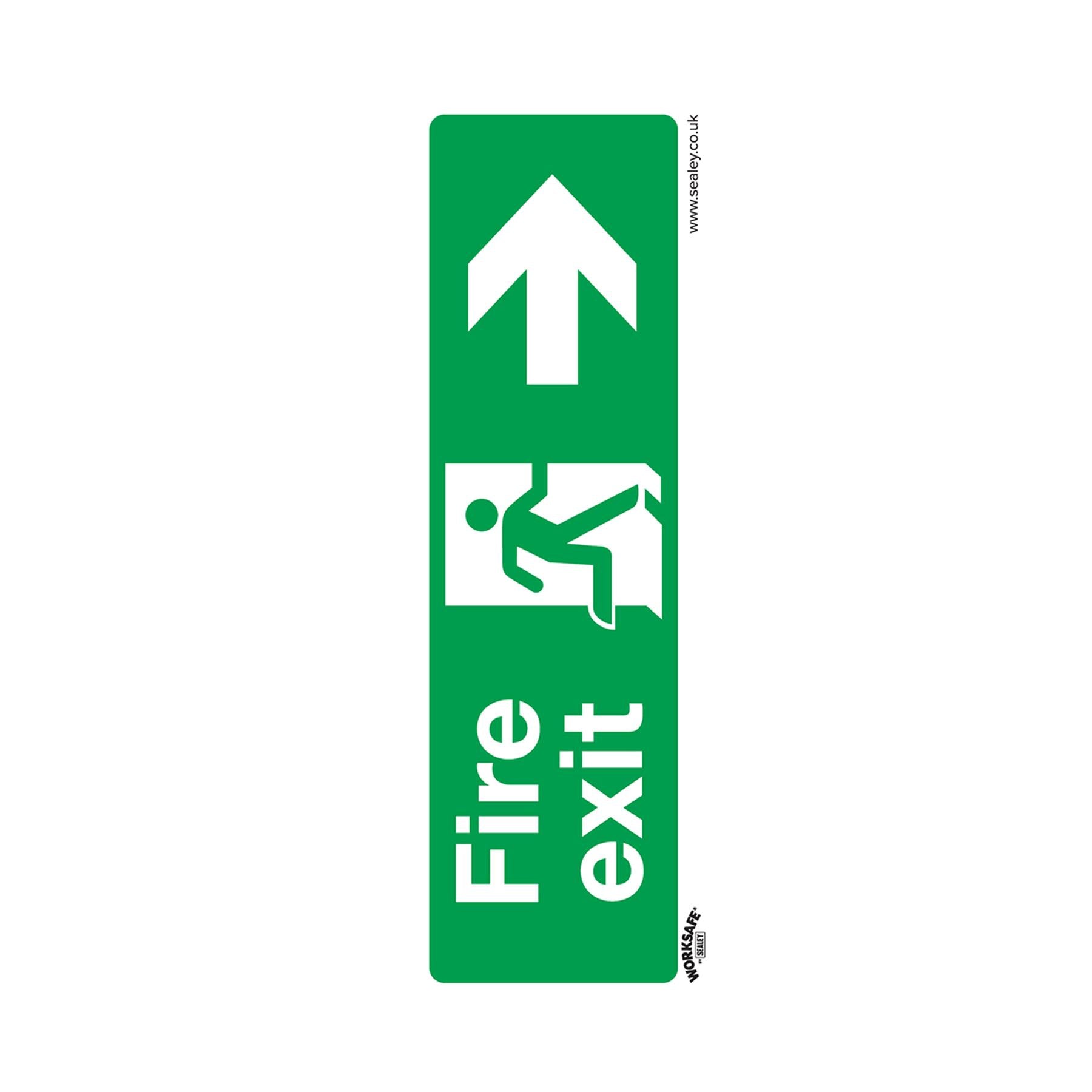 Safe Conditions Safety Sign - Fire Exit (Right) - Self-Adhesive Vinyl