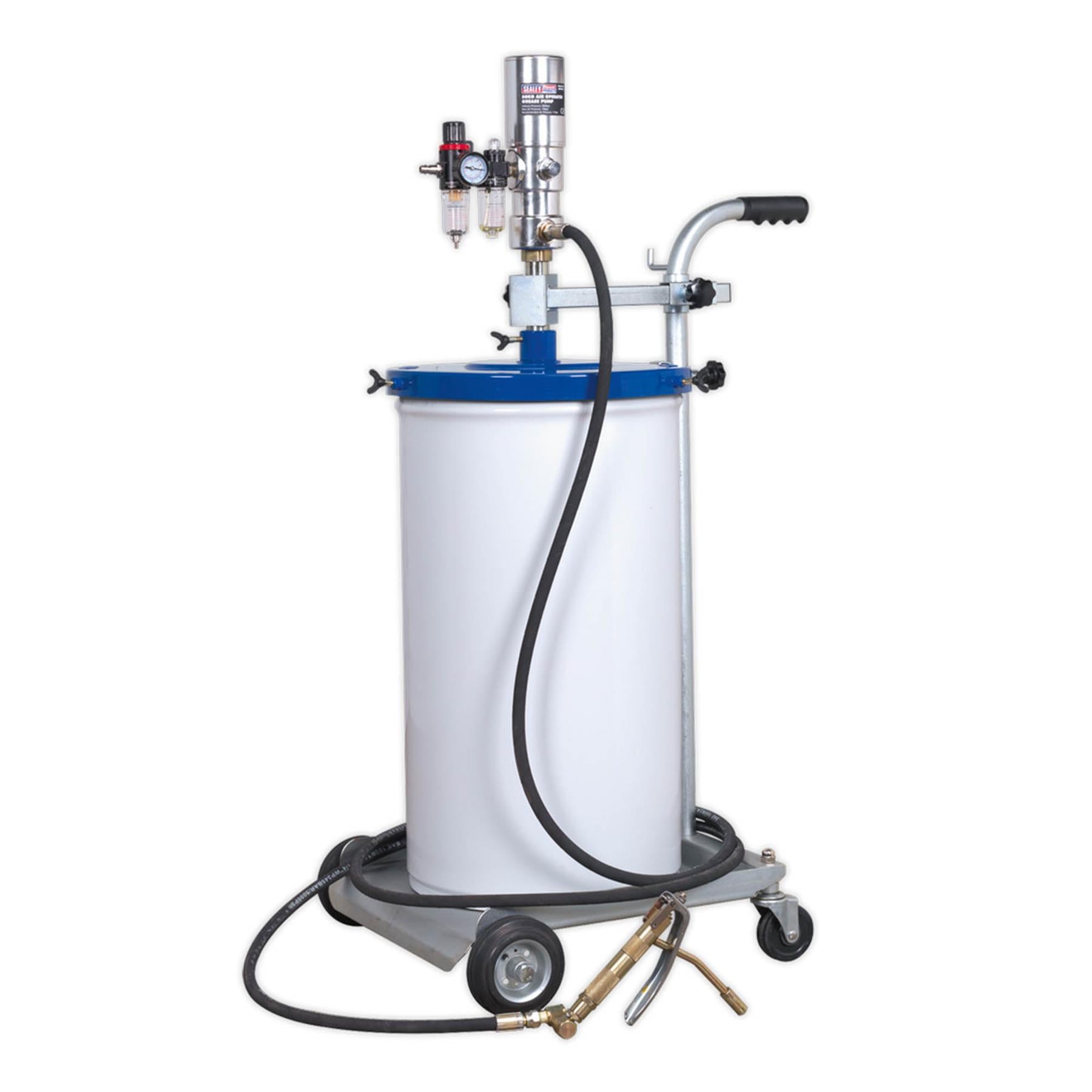 Sealey Grease Pump Air Operated 50kg Garage Workshop DIY