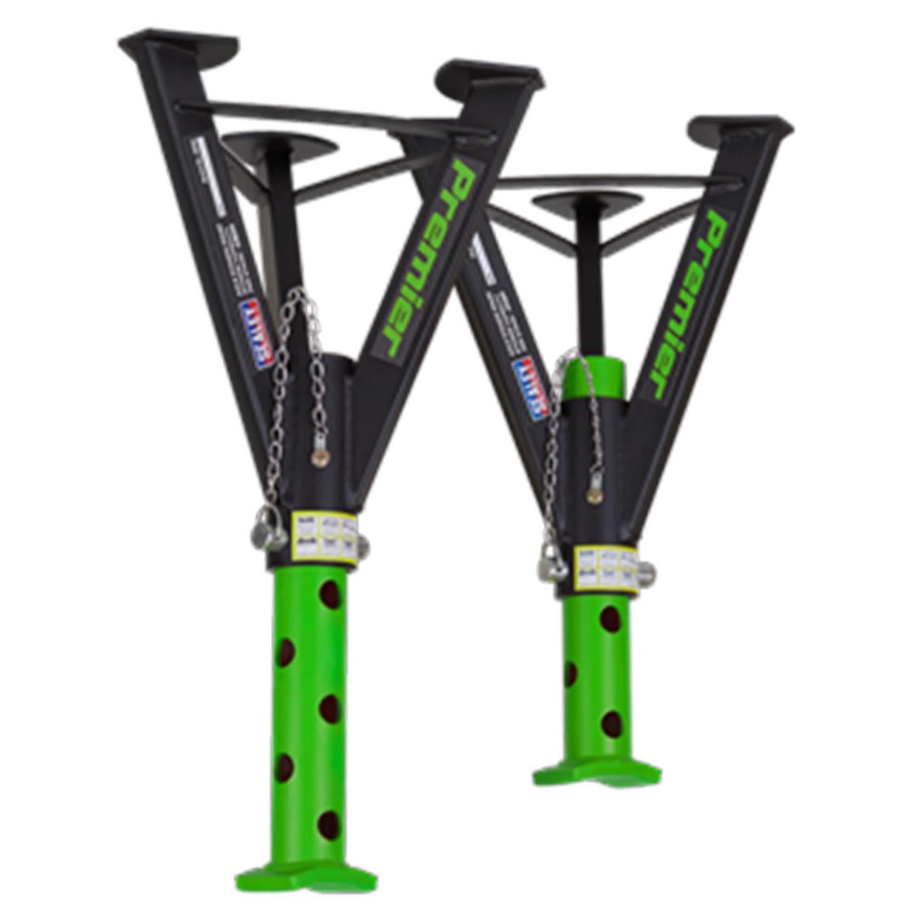 Sealey Axle Stands (Pair) 6tonne Capacity per Stand - Green