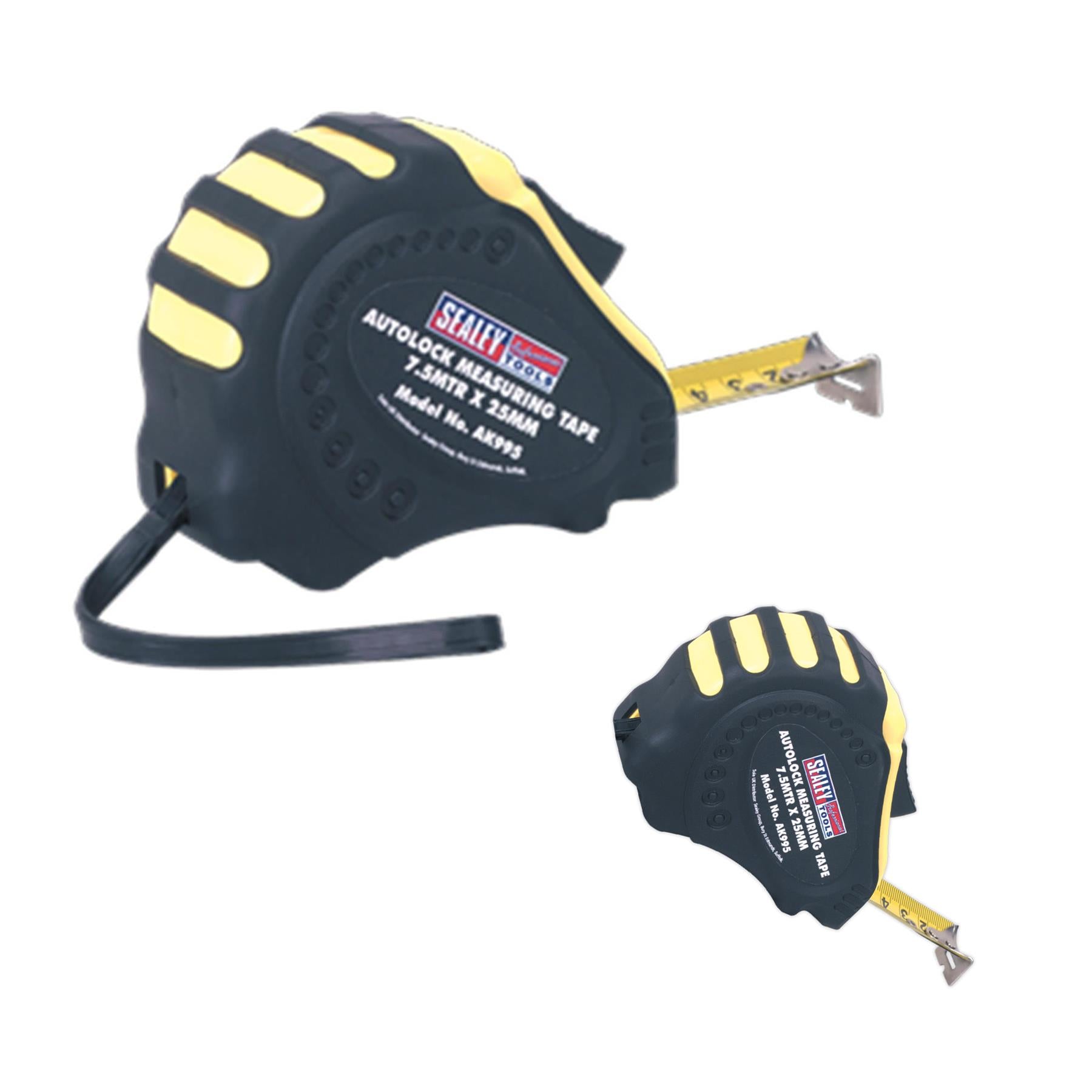 Sealey Autolock Tape Measure 7.5m(25ft) x 25mm - Metric/Imperial