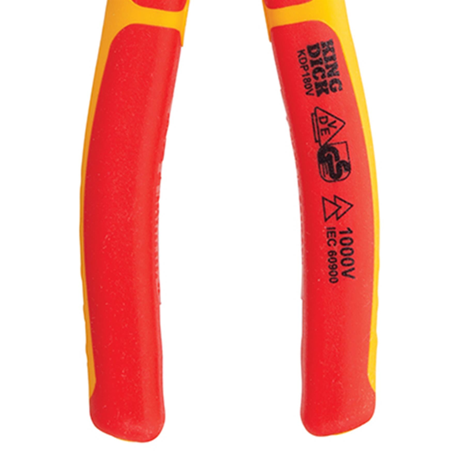 King Dick VDE Combination Pliers 180mm High-Grade Steel