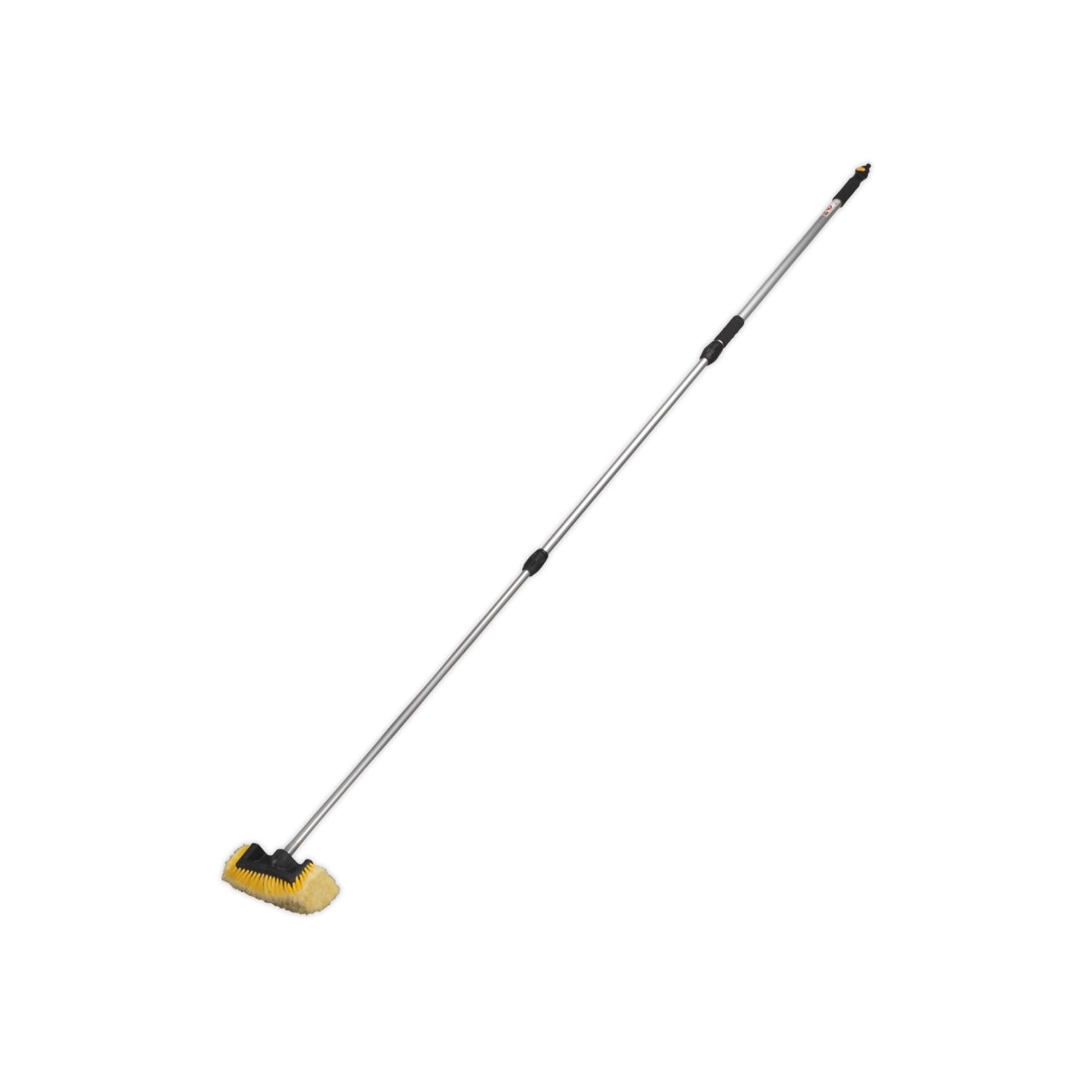 Sealey 5-Sided Flo-Thru Brush with 3m Telescopic Handle