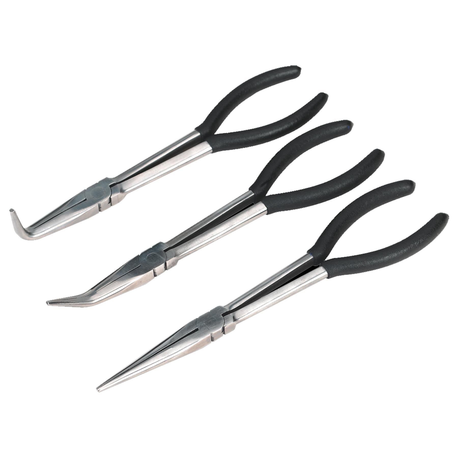 Sealey Needle Nose Pliers Set 3pc 275mm