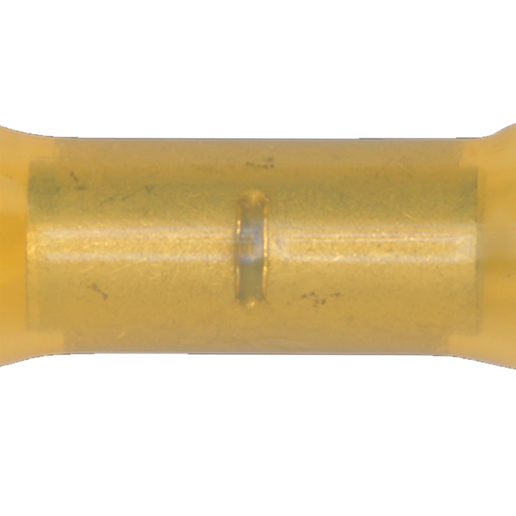 Heat Shrink Butt Connector Terminal 6.8mm Yellow Pack of 50 Sealey