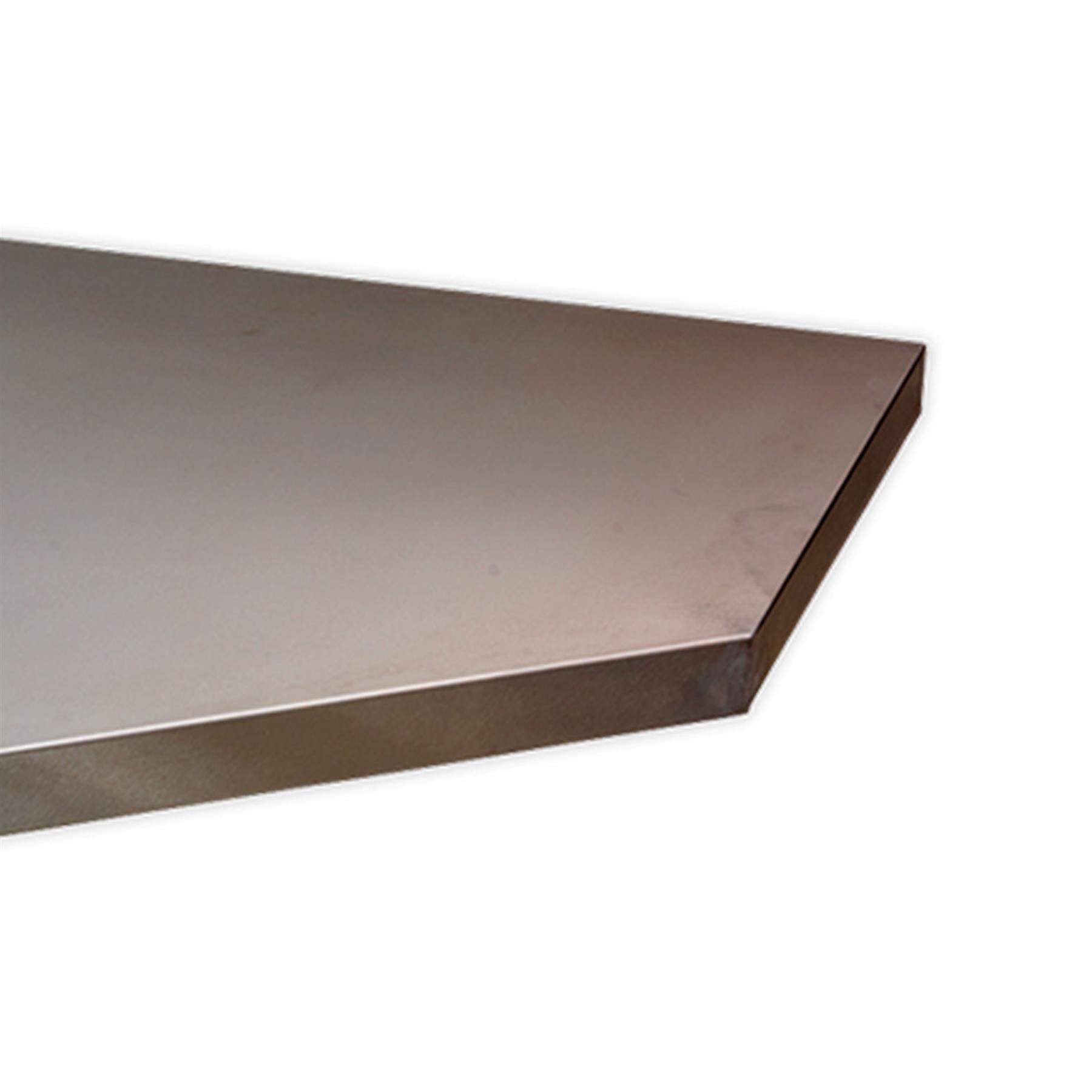 Sealey Stainless Steel Worktop for Modular Corner Cabinet 865mm