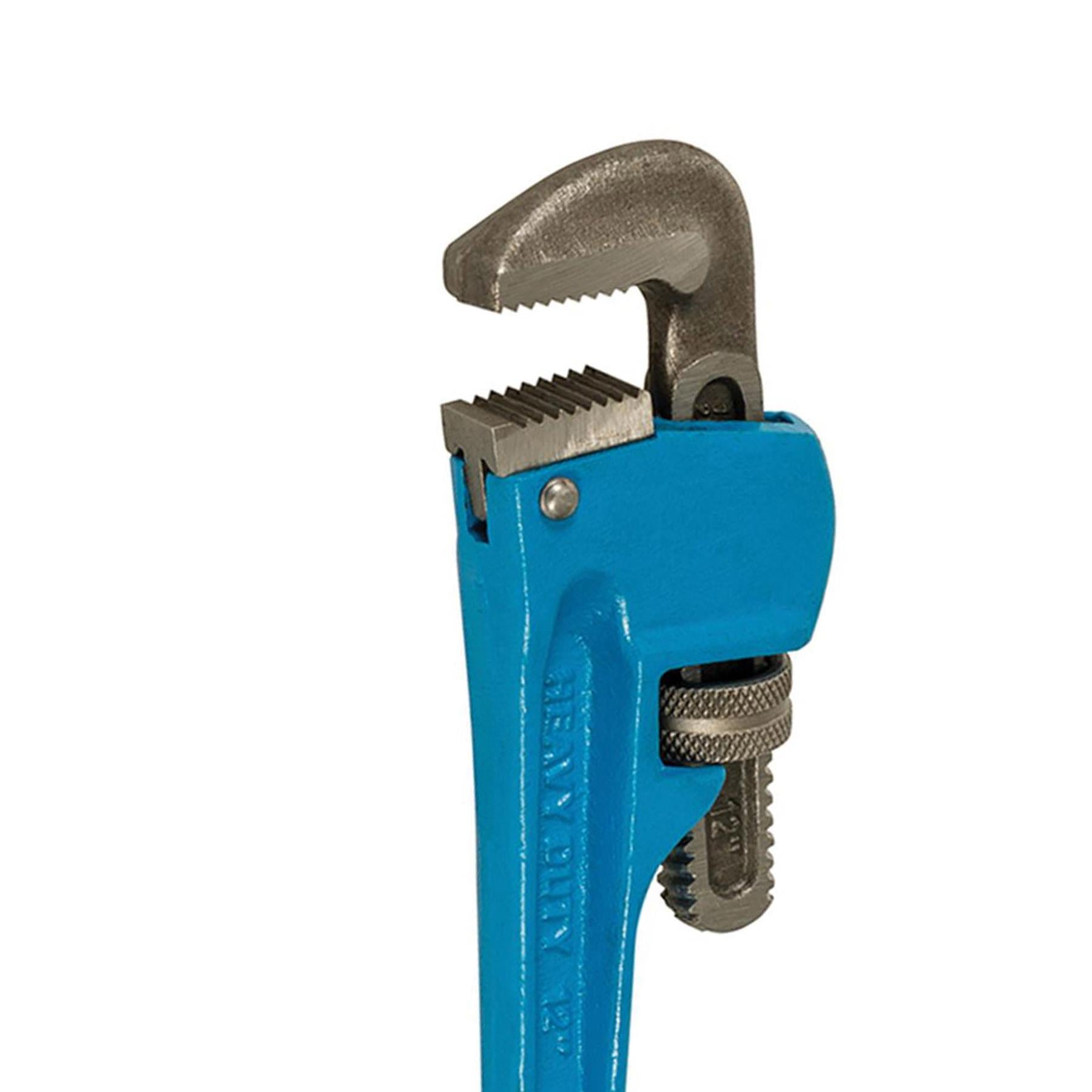 12" HEAVY DUTY ADJUSTABLE PLUMBERS MONKEY PIPE WRENCH SPANNER TOOL