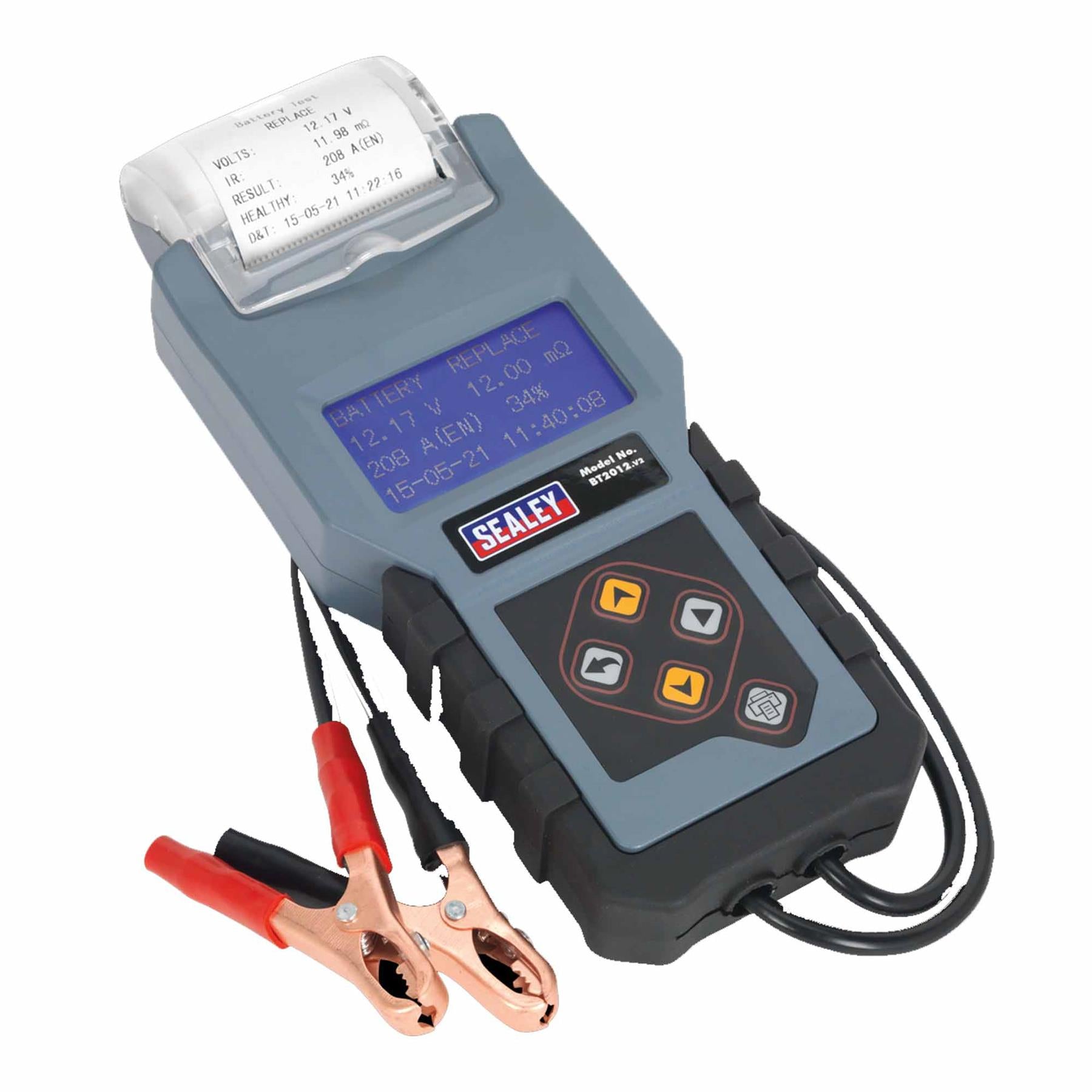 Sealey Digital Battery & Alternator Tester with Printer 12V