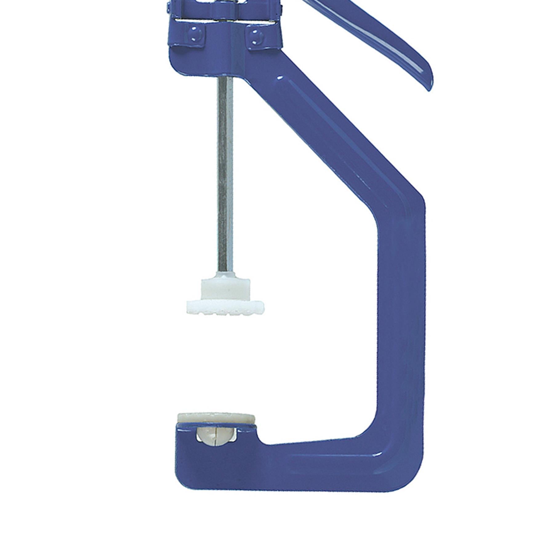 One-Handed Clamp 150mm Soft Jaws Delicate Work Woodwork Workshop Steel Frame