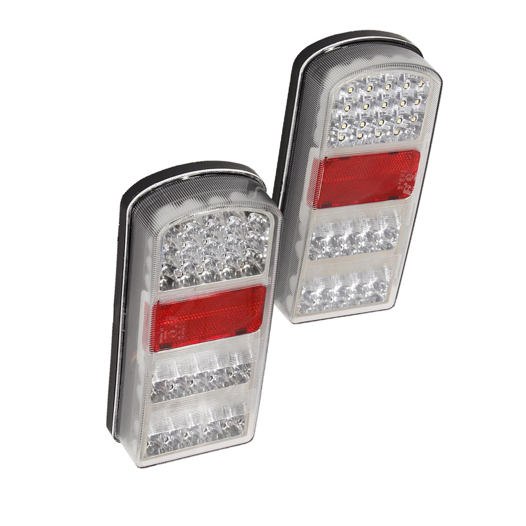 Sealey Rear Rectangle Lamp Cluster (Pair) LED 12V