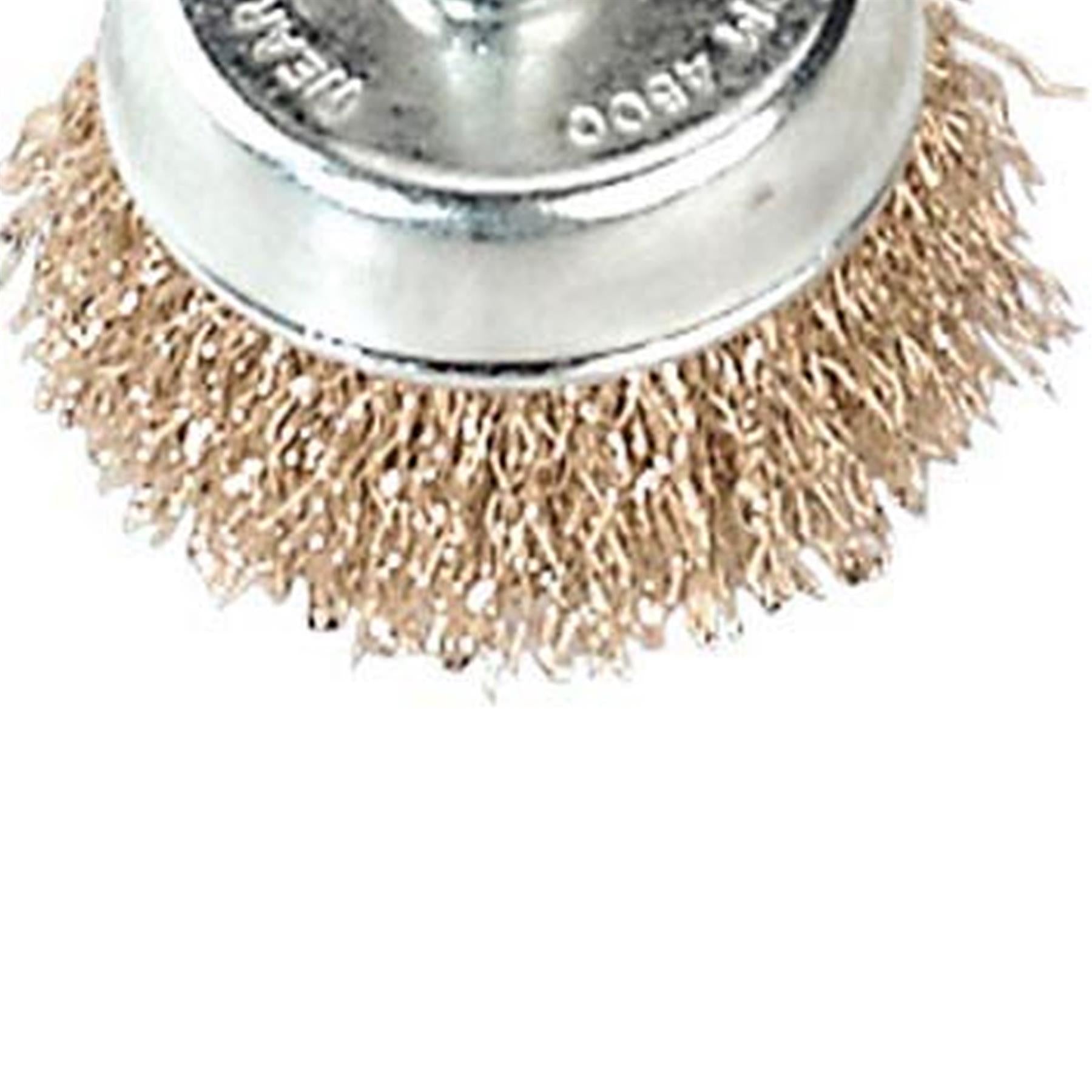 Sealey Wire Cup Brush 50mm with 6mm Shaft