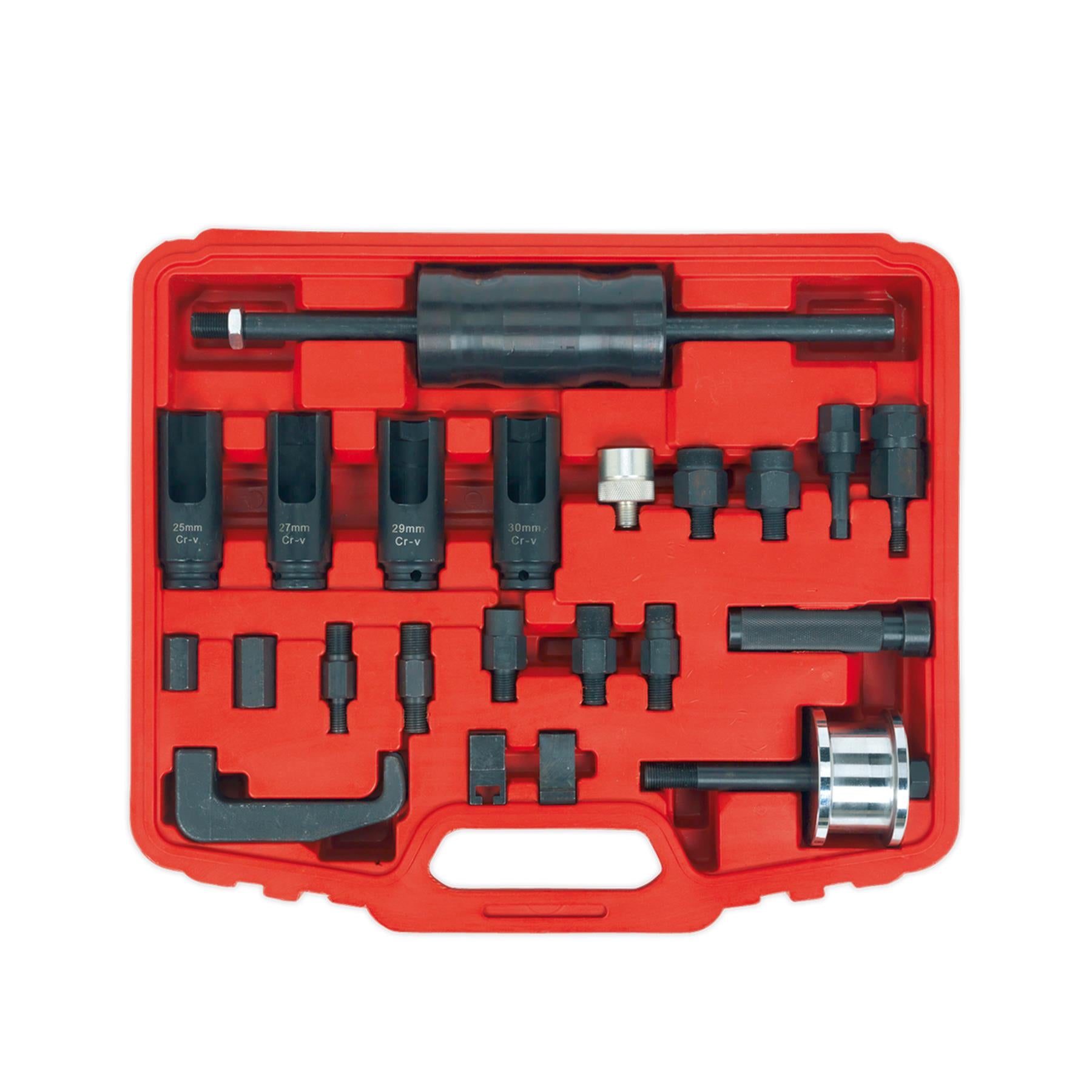 Sealey Diesel Injector Master Kit Keys & Deep Open Profile Sockets