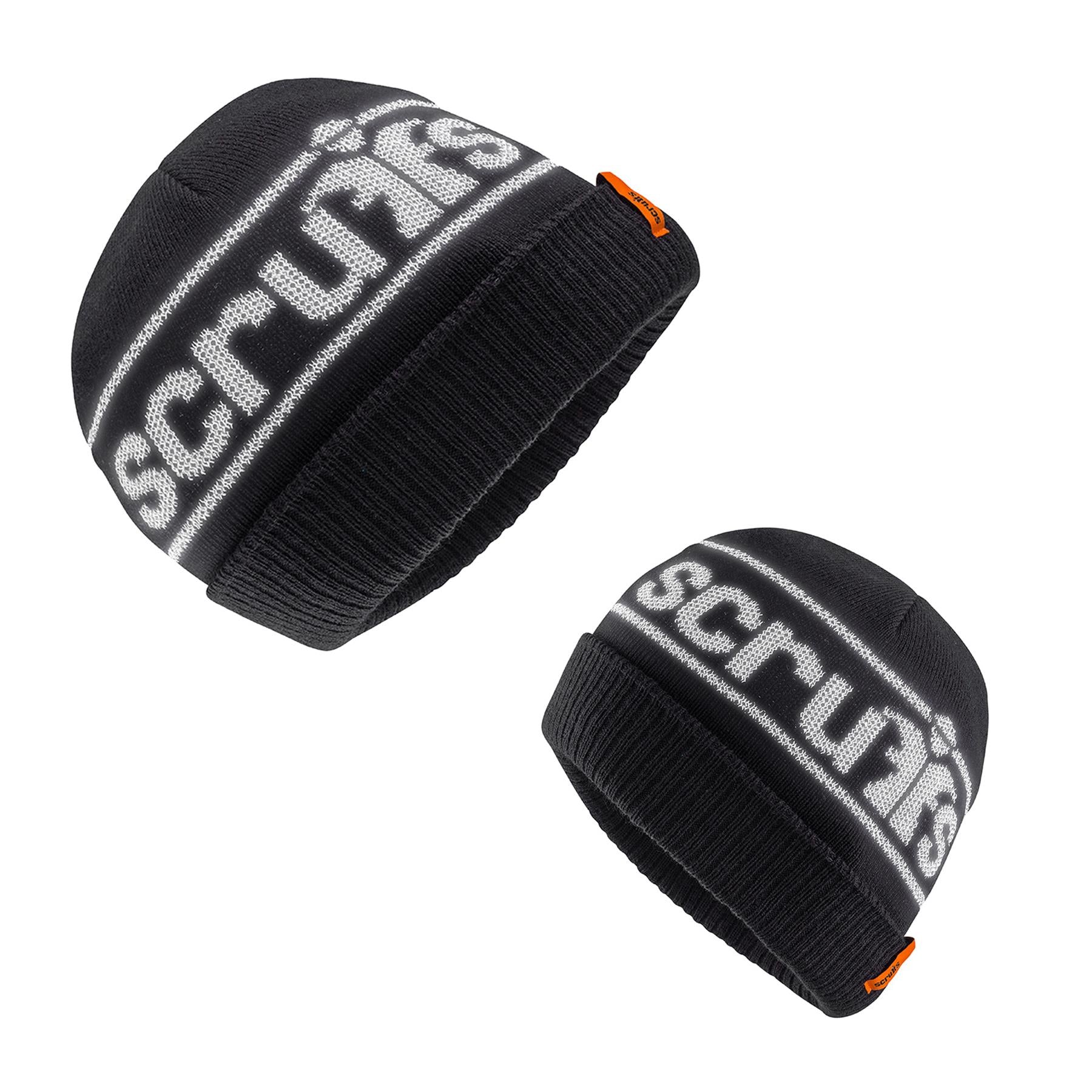 Scruffs Trade Reflective Beanie Reflective Black
