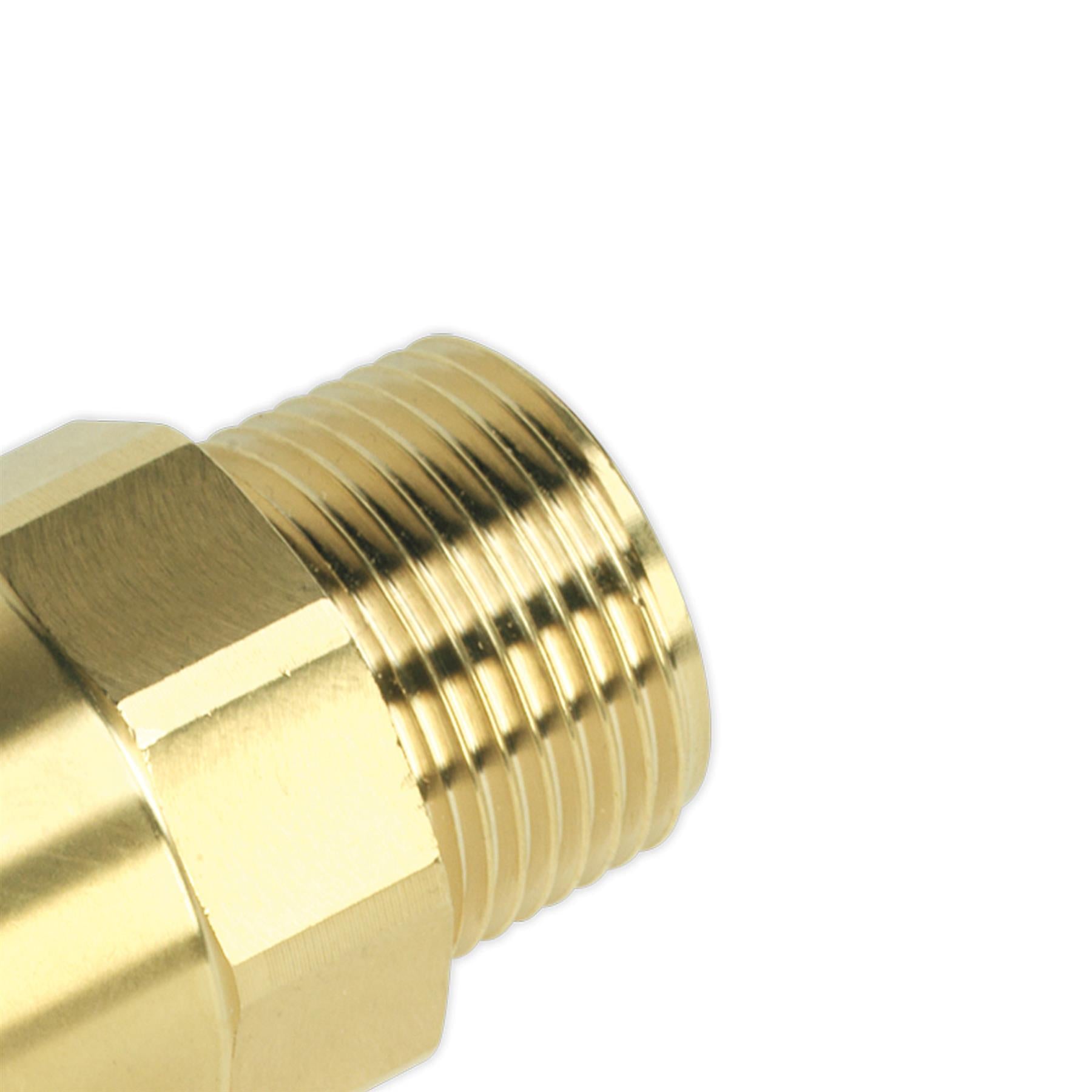 Sealey Straight Adaptor 22mmx3/4"BSPT Brass (Speedfit - MM012206N)