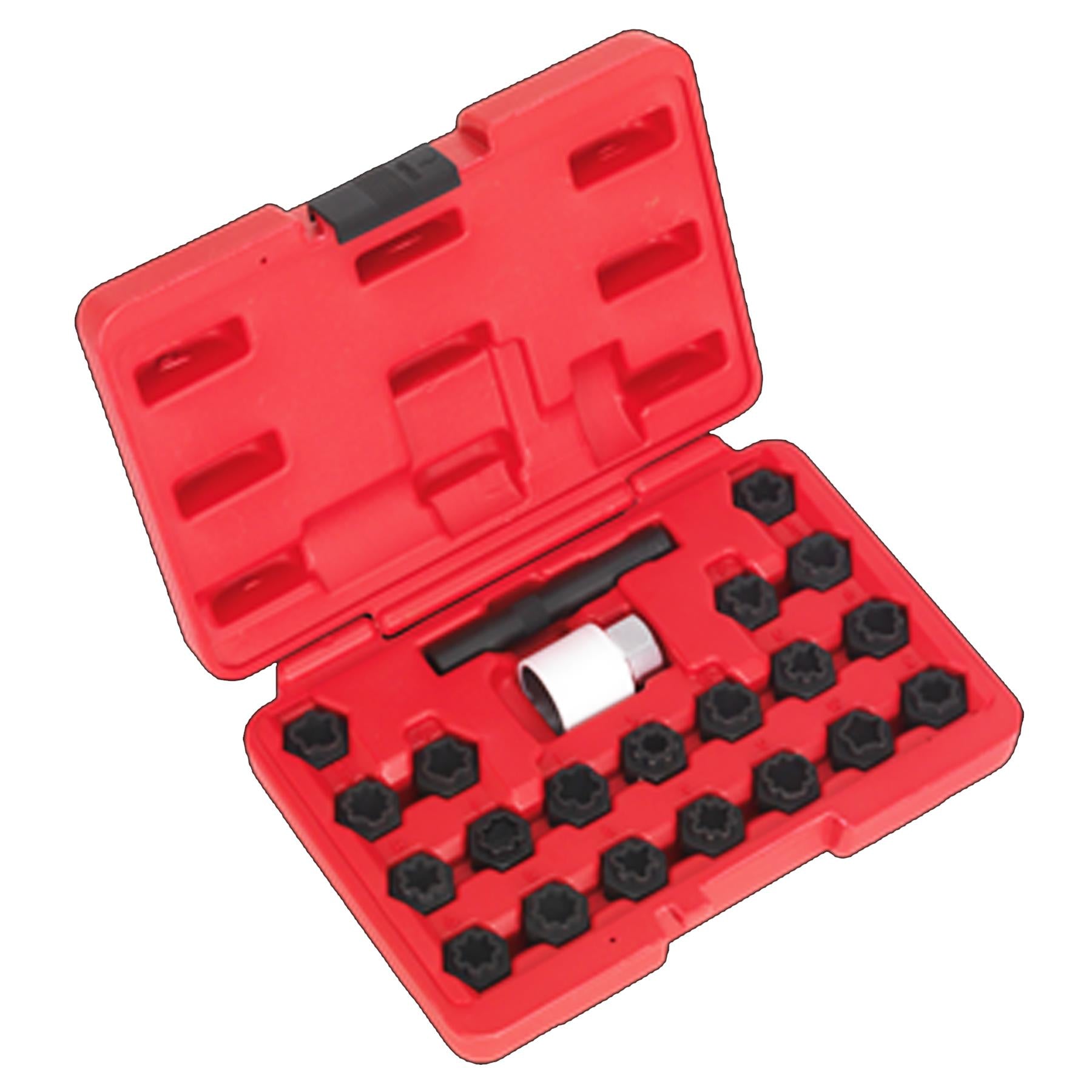 Sealey Locking Wheel Nut Key Set 22pc - Audi