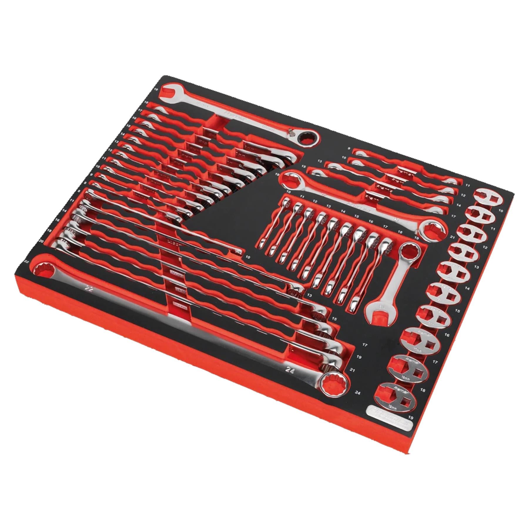 Sealey Tool Tray with Specialised Spanner Set 44pc