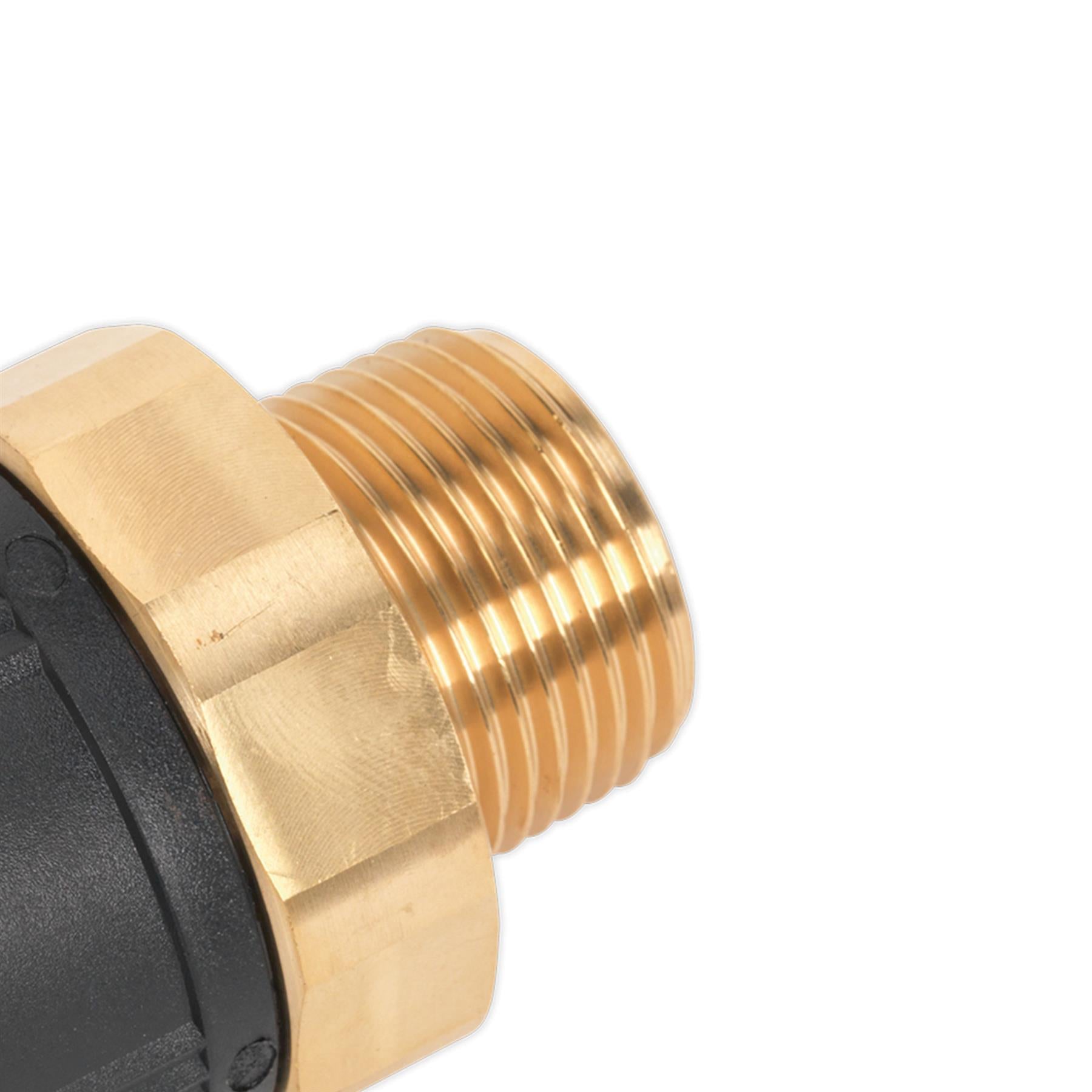 Sealey Straight Adaptor 28mm x 1"BSPT Brass (Speedfit - MM012808N)